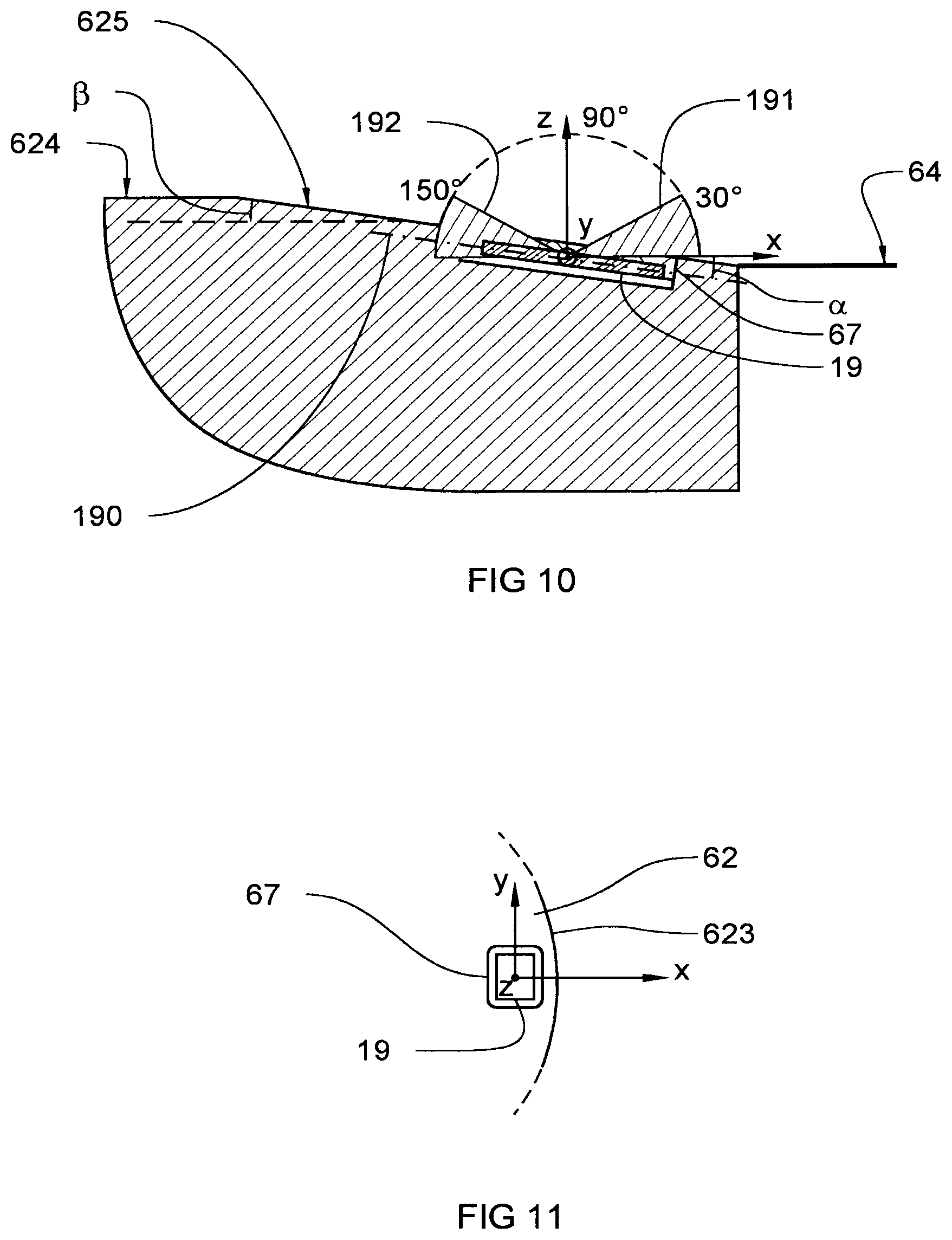 Patent US12612183 Figure 8 – Aeronautic ground light fixture with RF antenna