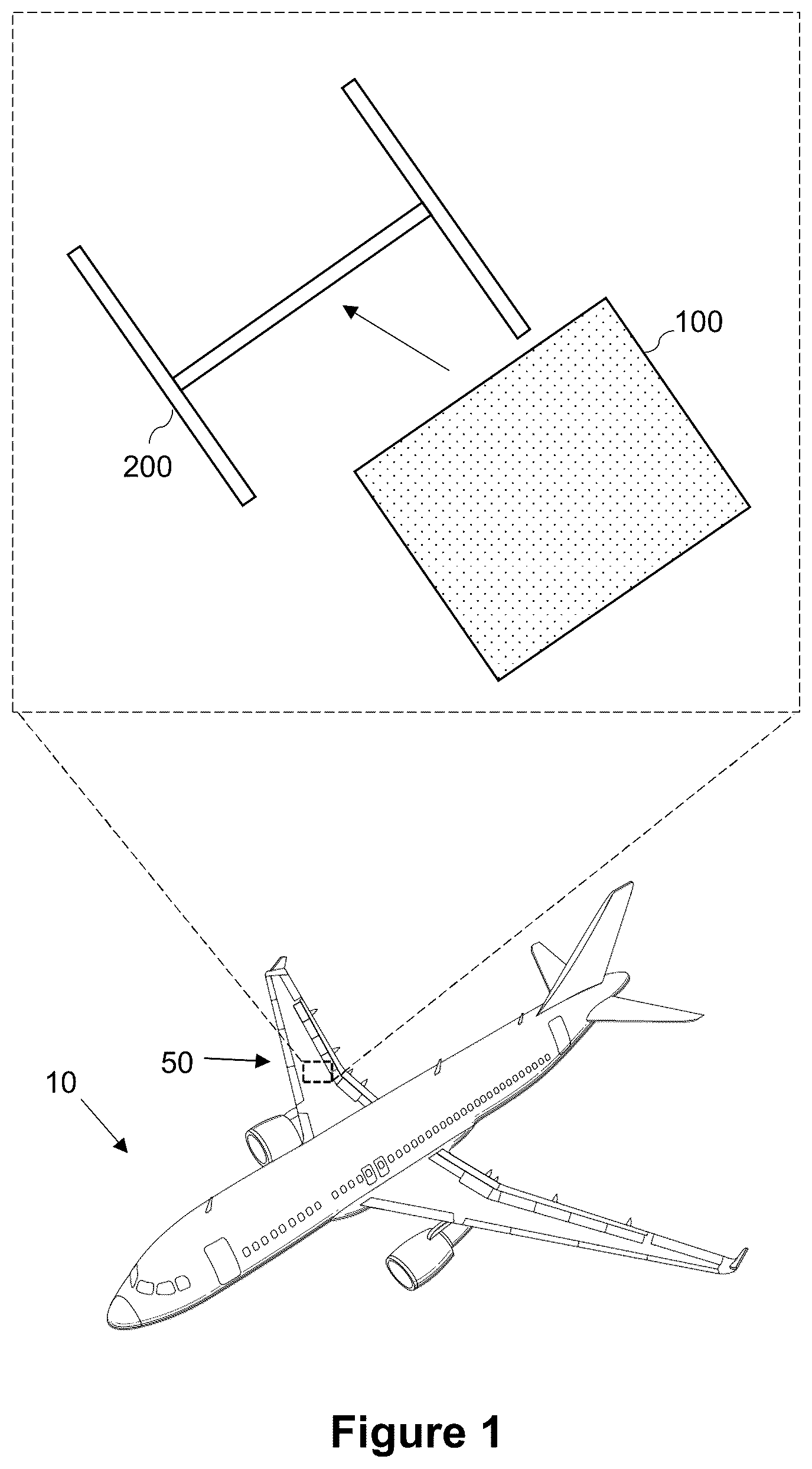 Patent US12612186 — Assembly of aircraft wings — Figure 1