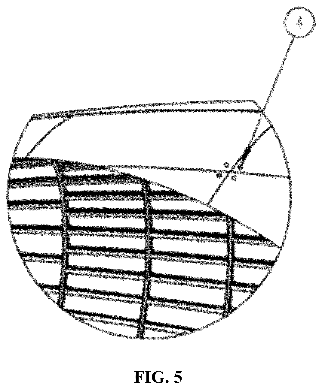 Patent US12612188 Figure 5 – Cone segment structure of fairing with two-half hood structures having metal bars made in a Von Karman curve shape
