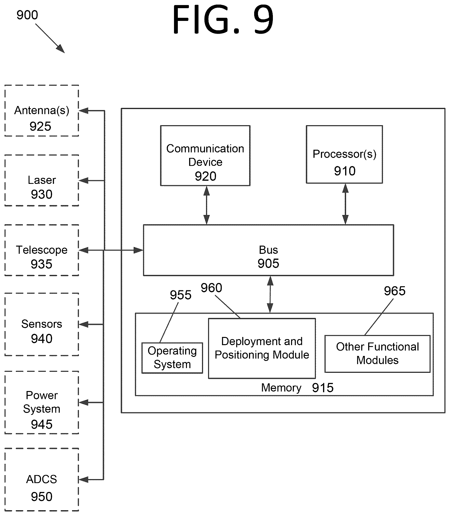 Patent US12612189 Figure 13 – Independently moving space vehicles configured to deploy and position a space structure