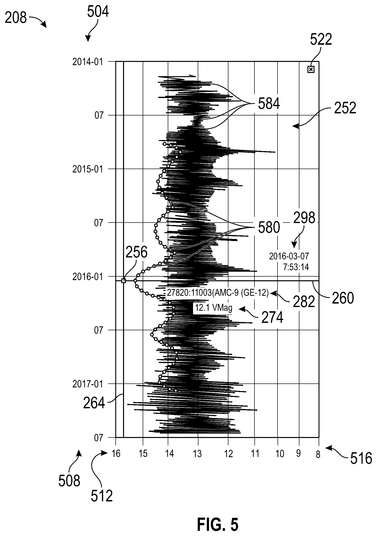 Patent US12612190 Figure 6 – Systems and tagging interfaces for identification of space objects
