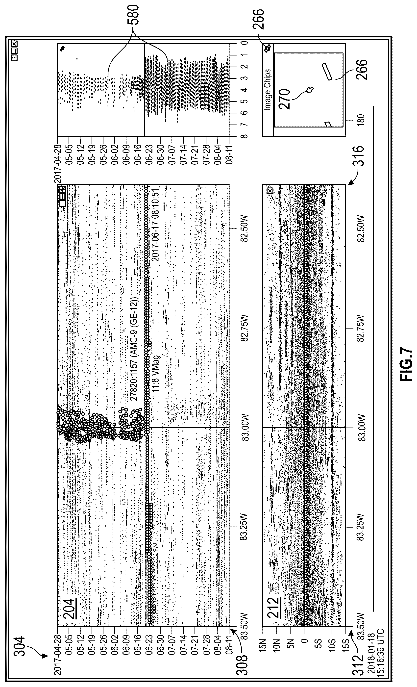 Patent US12612190 Figure 8 – Systems and tagging interfaces for identification of space objects