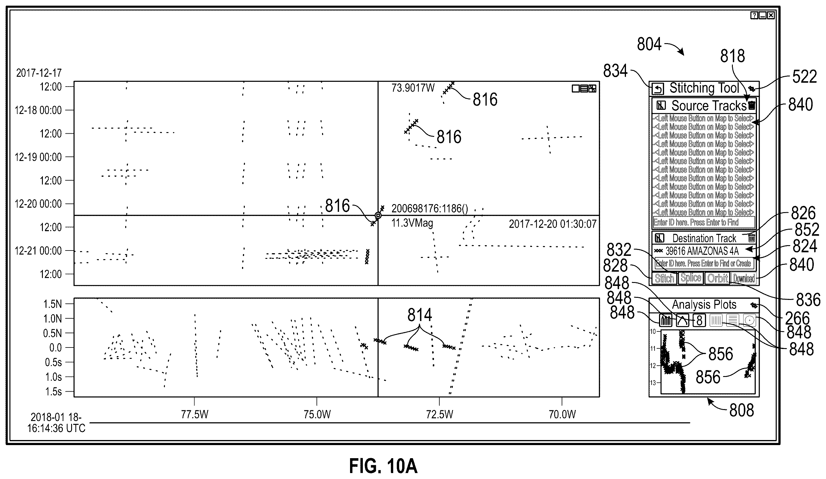 Patent US12612190 Figure 11 – Systems and tagging interfaces for identification of space objects