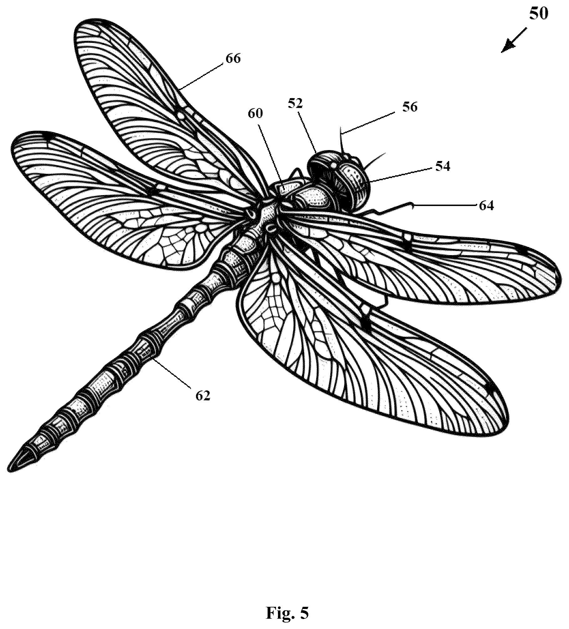 Patent US12612192 Figure 5 – Robotic bees and mantis and insect-like robots with embodied artificial intelligence