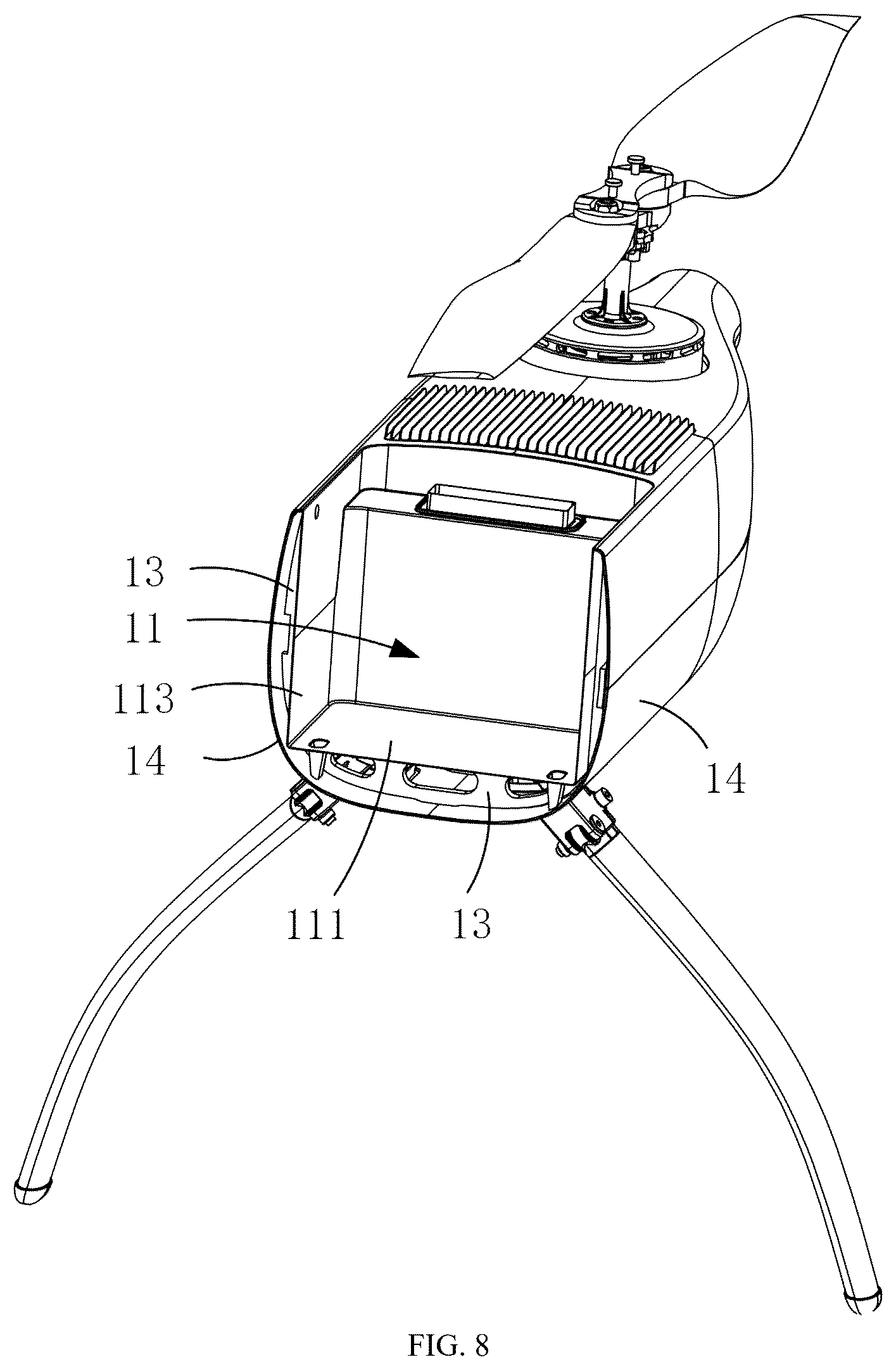 Patent US12612193 Figure 5 – Unmanned aerial vehicle