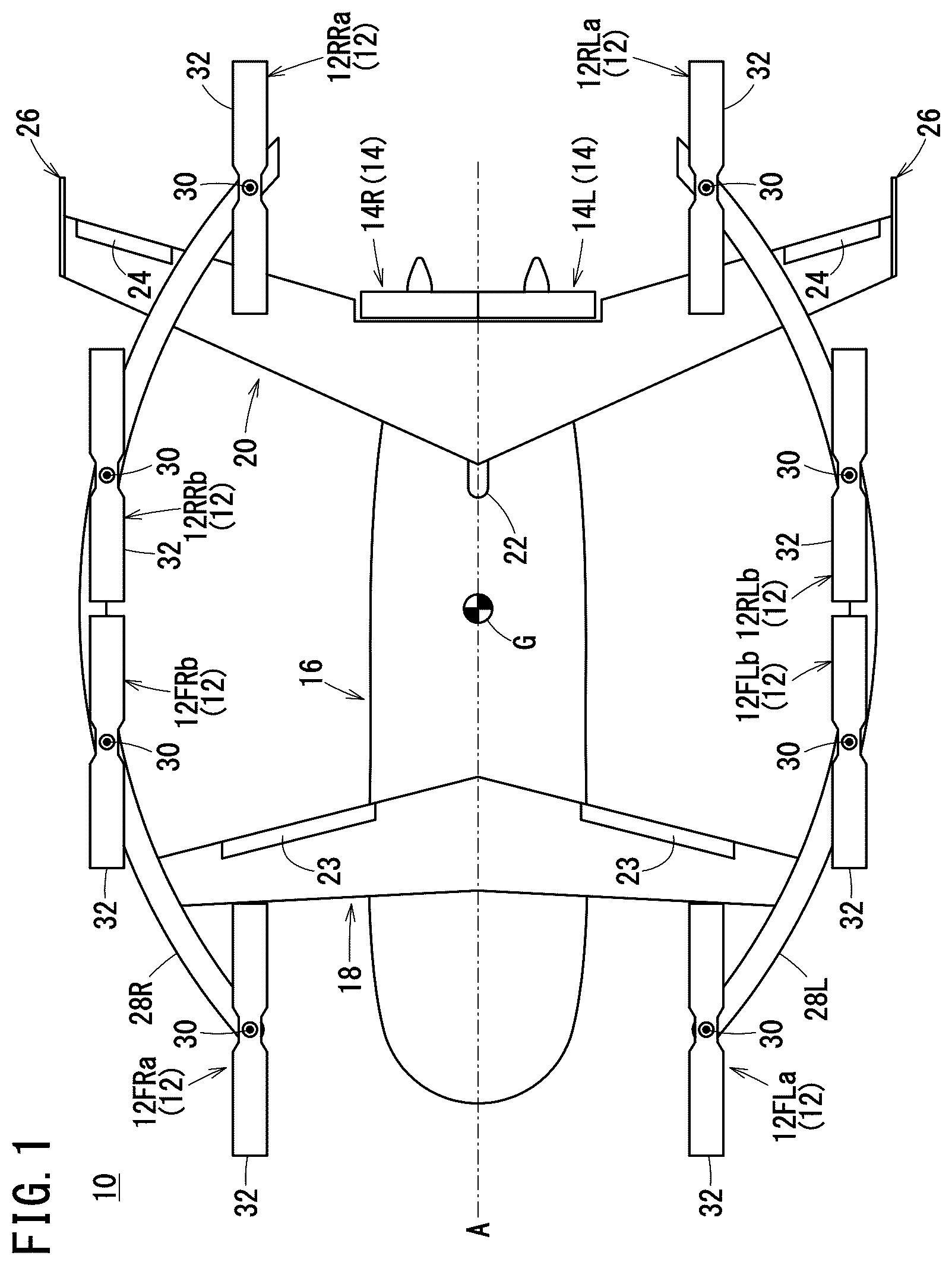 Patent US12612197 Figure 1 – Flying object controller, flying object, flying object control method, program, and non-transitory computer-readable storage medium