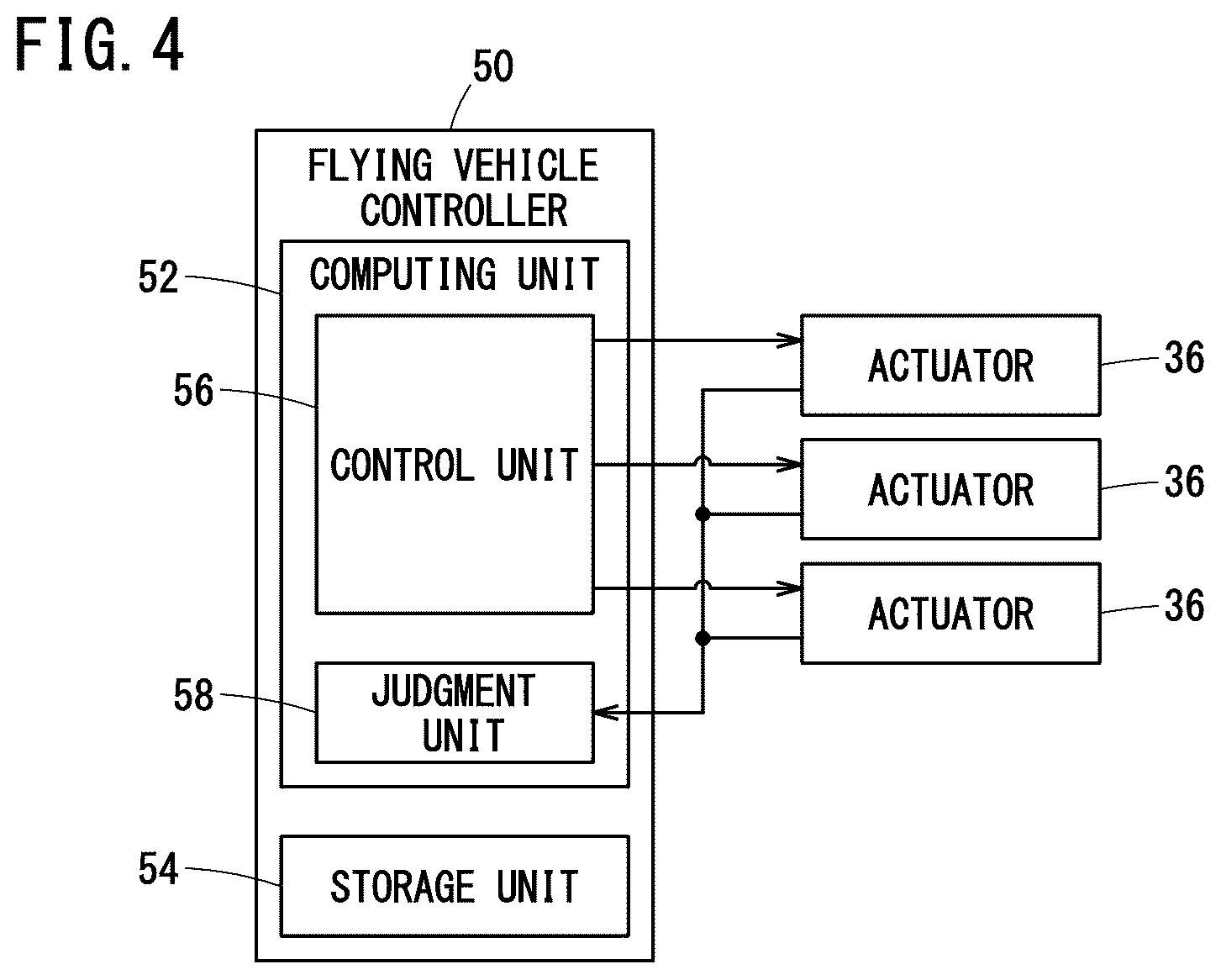 Patent US12612197 Figure 4 – Flying object controller, flying object, flying object control method, program, and non-transitory computer-readable storage medium