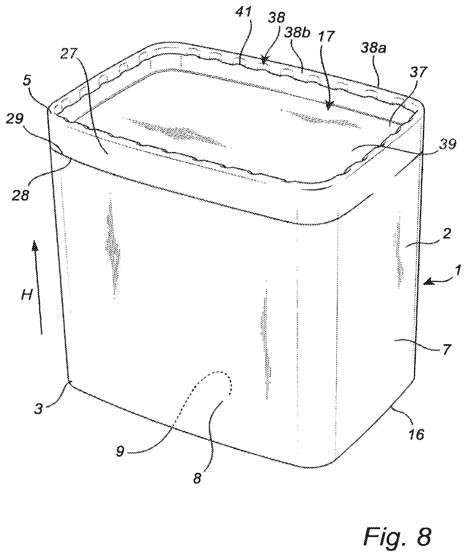 Patent US12612204 Figure 6 – Method of producing a packaging container, a packaging container and a curling tool