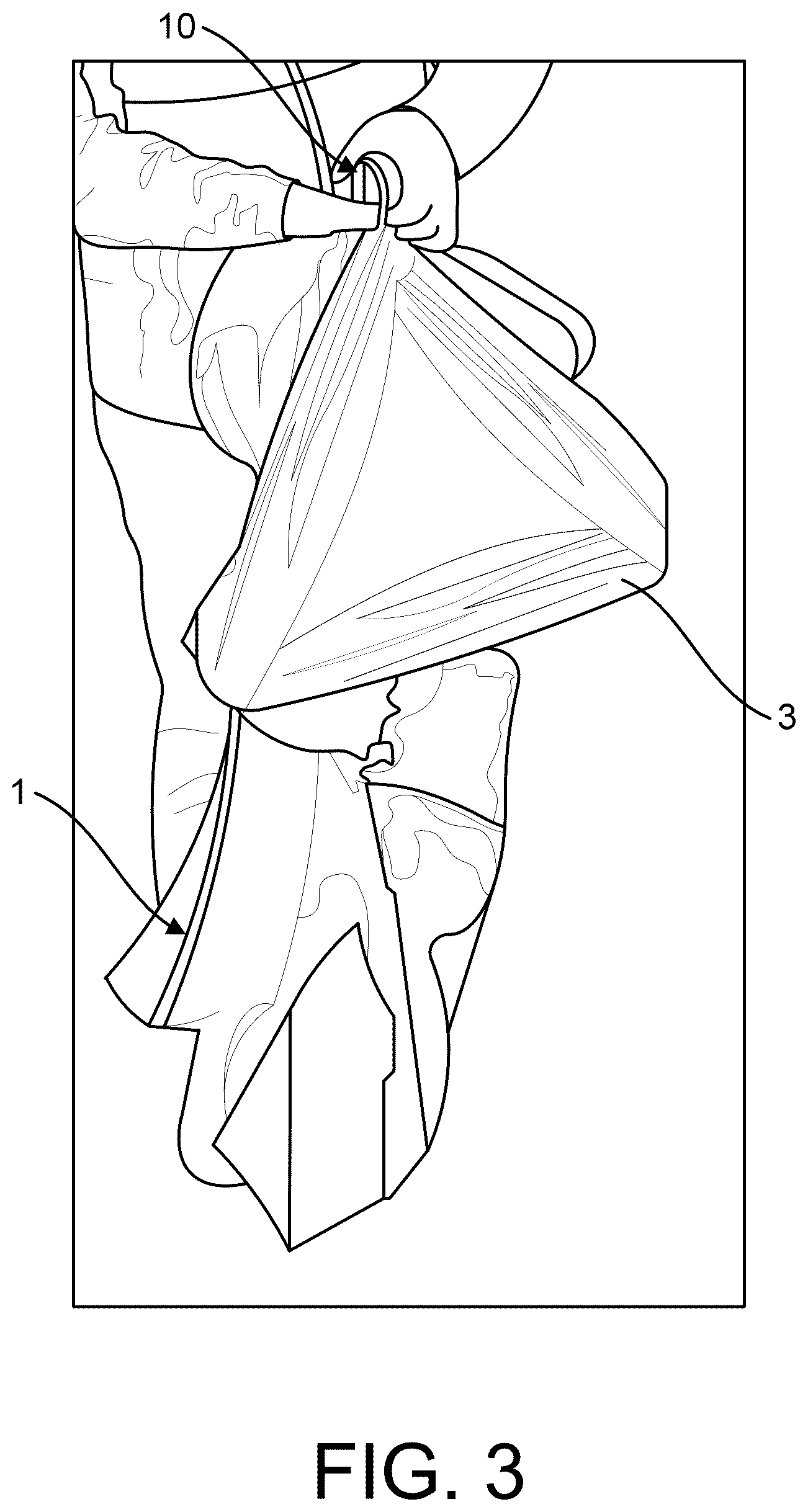 Patent US12612209 Figure 4 – Bag holder