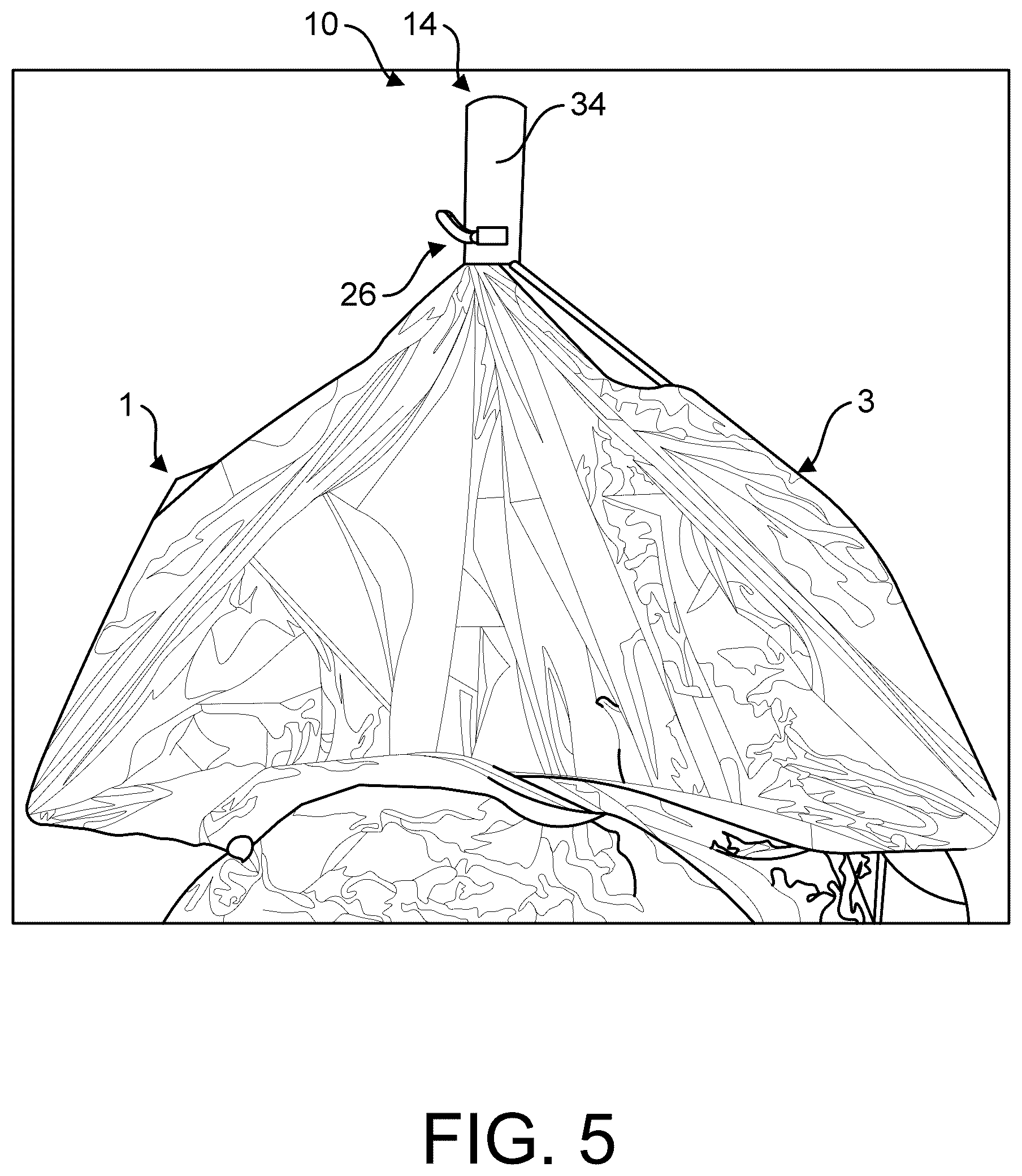 Patent US12612209 Figure 6 – Bag holder