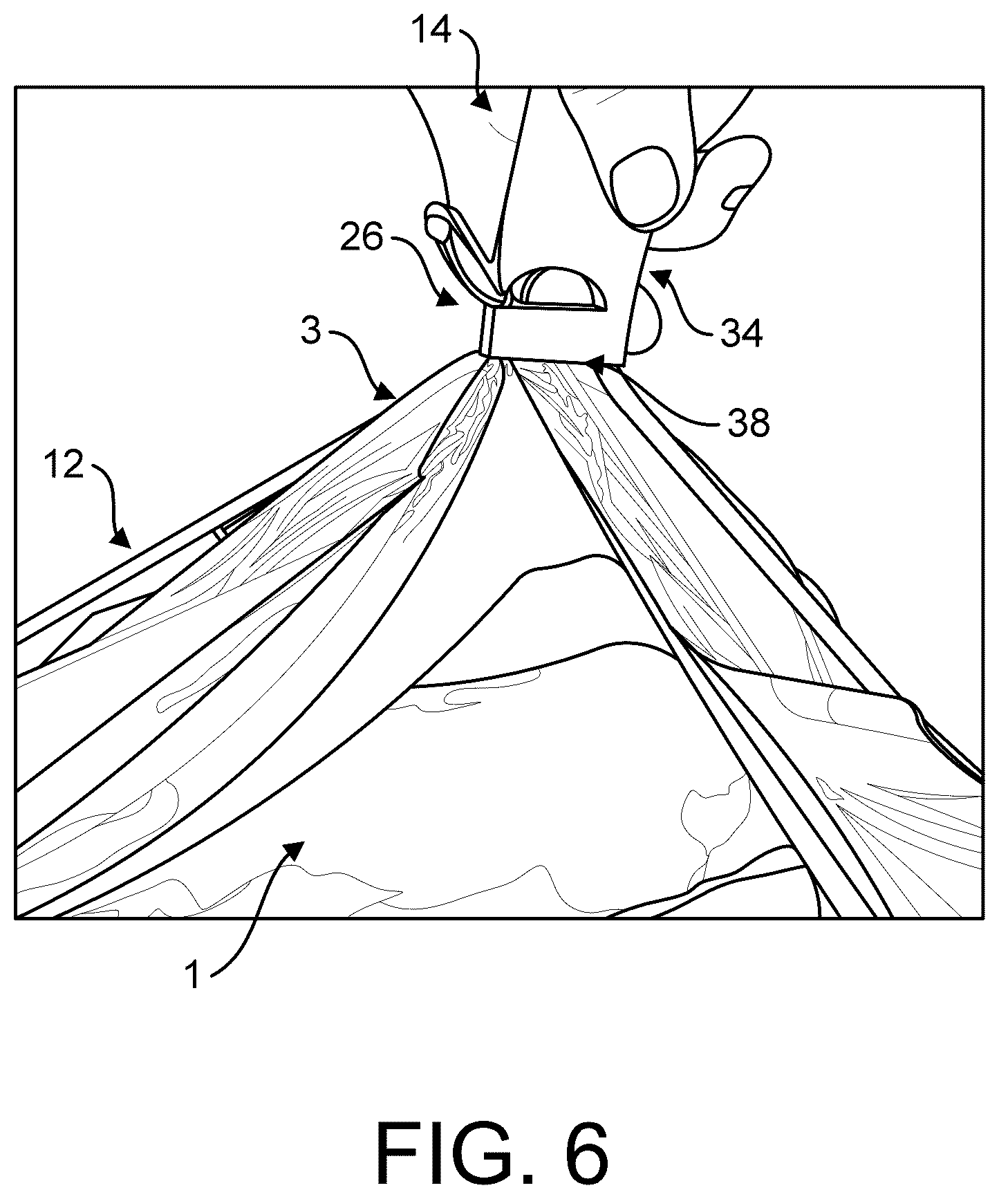 Patent US12612209 Figure 7 – Bag holder