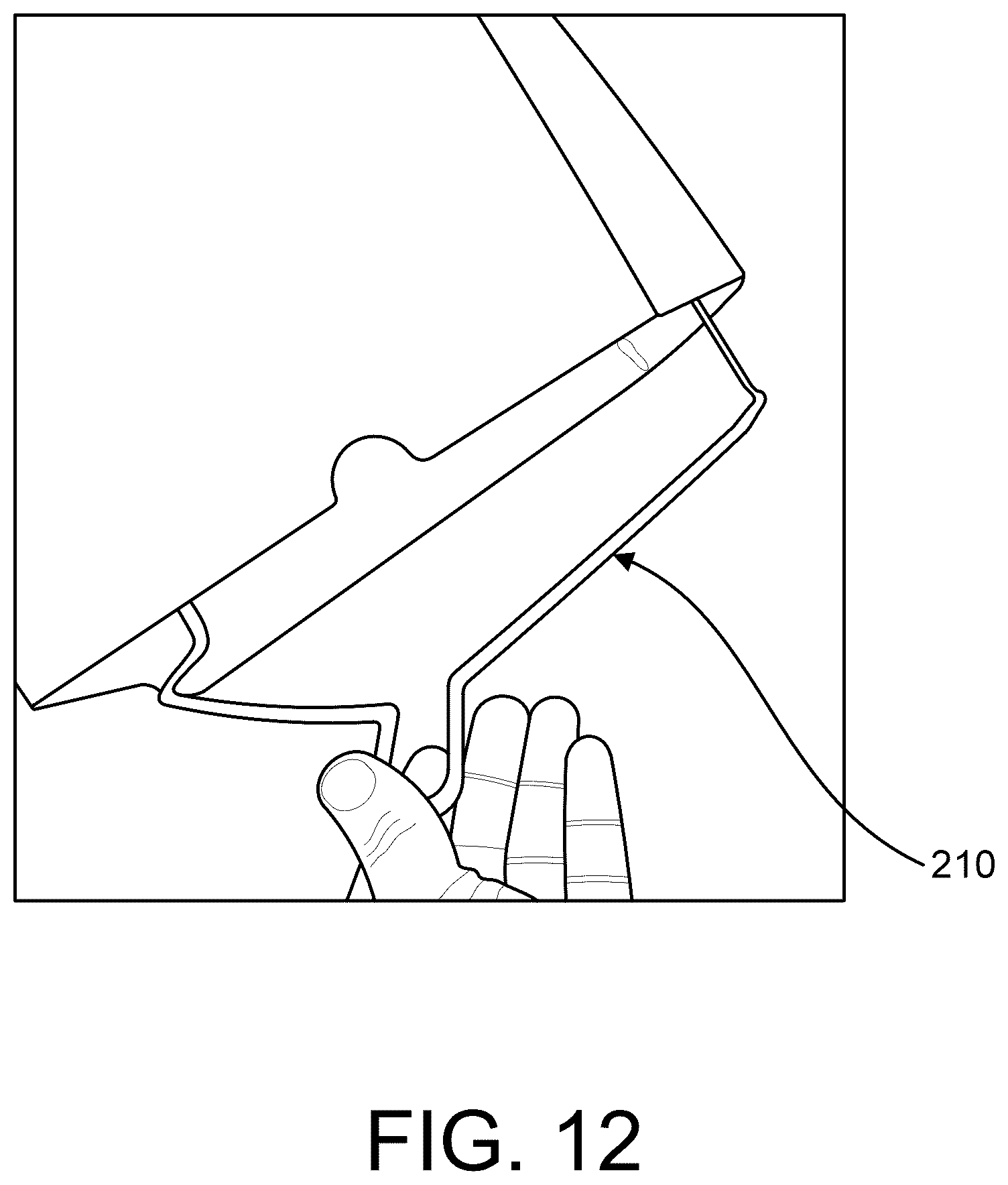 Patent US12612209 Figure 13 – Bag holder
