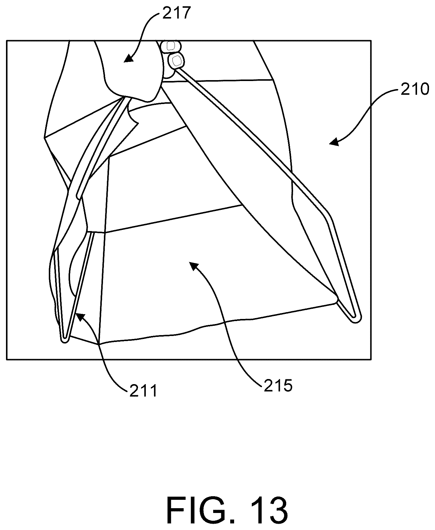 Patent US12612209 Figure 14 – Bag holder
