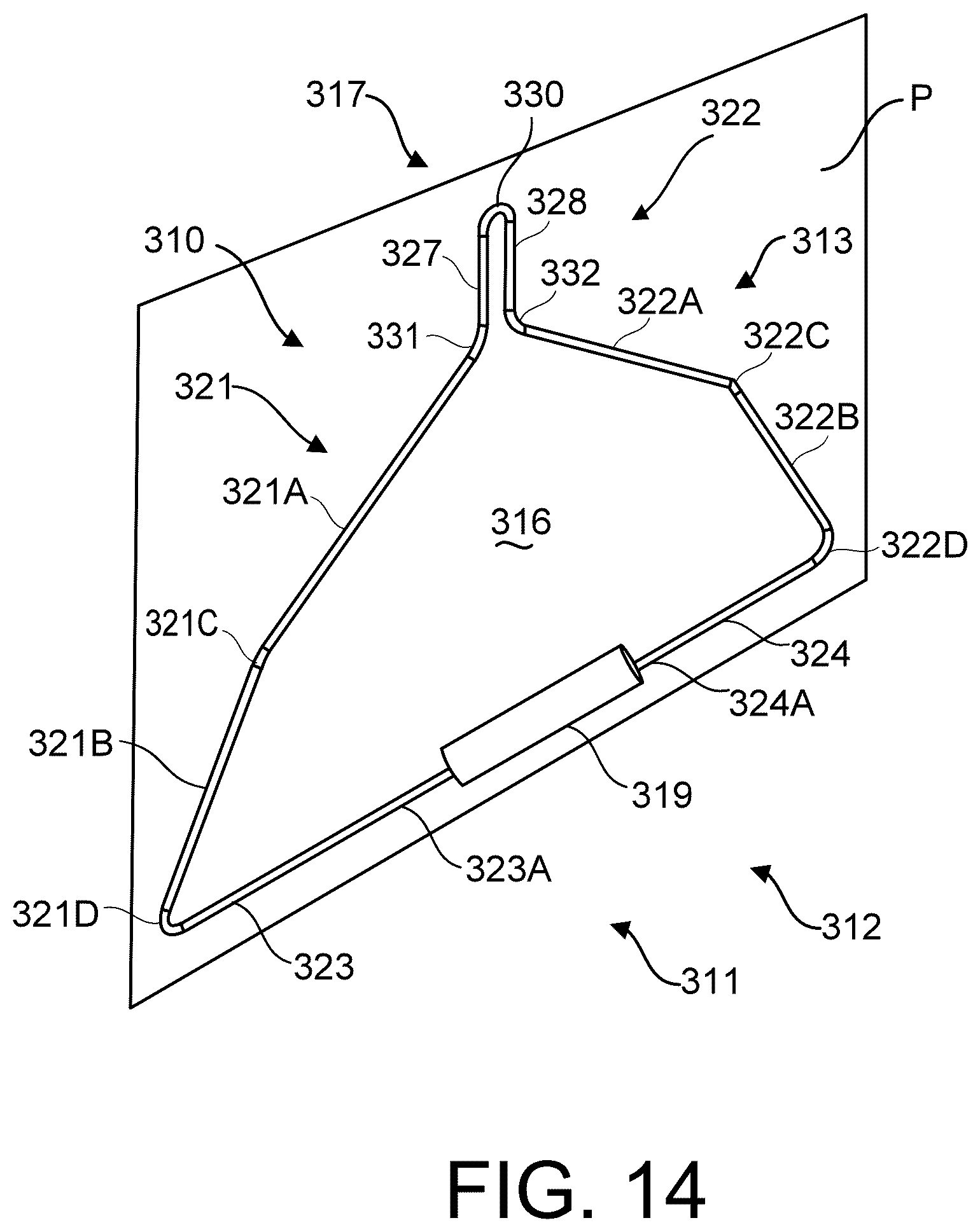 Patent US12612209 Figure 15 – Bag holder