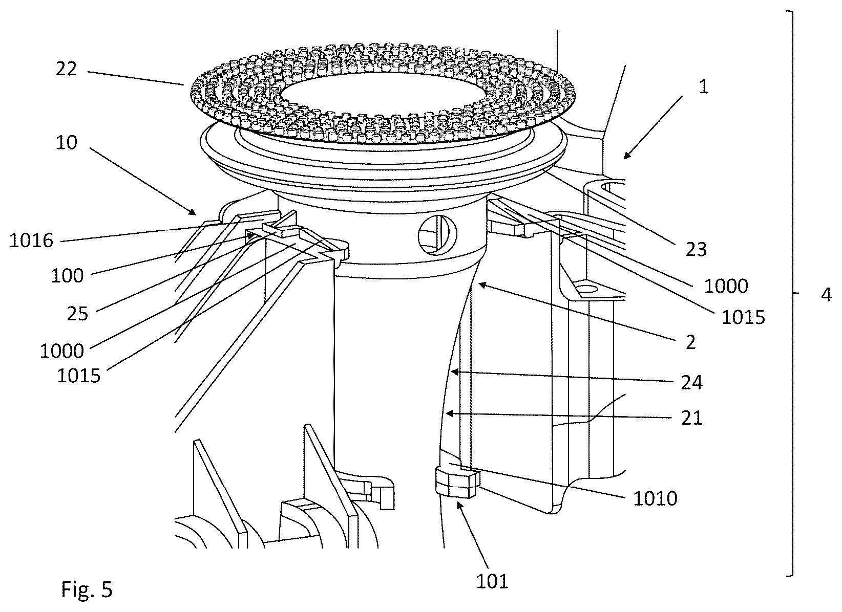 Patent US12612210 Figure 3 – Reinforcement for a motor vehicle tank