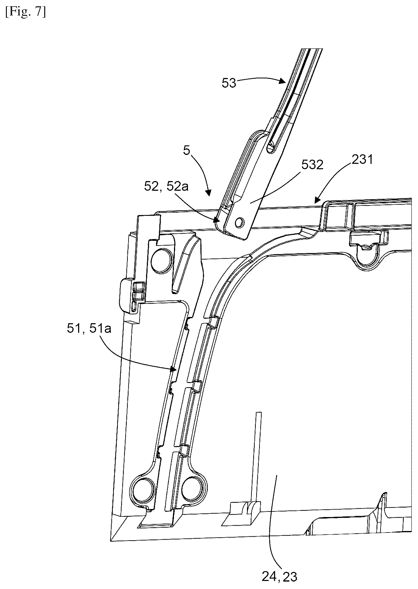 Patent US12612211 Figure 4 – Foldable parcel comprising means for guiding a cover