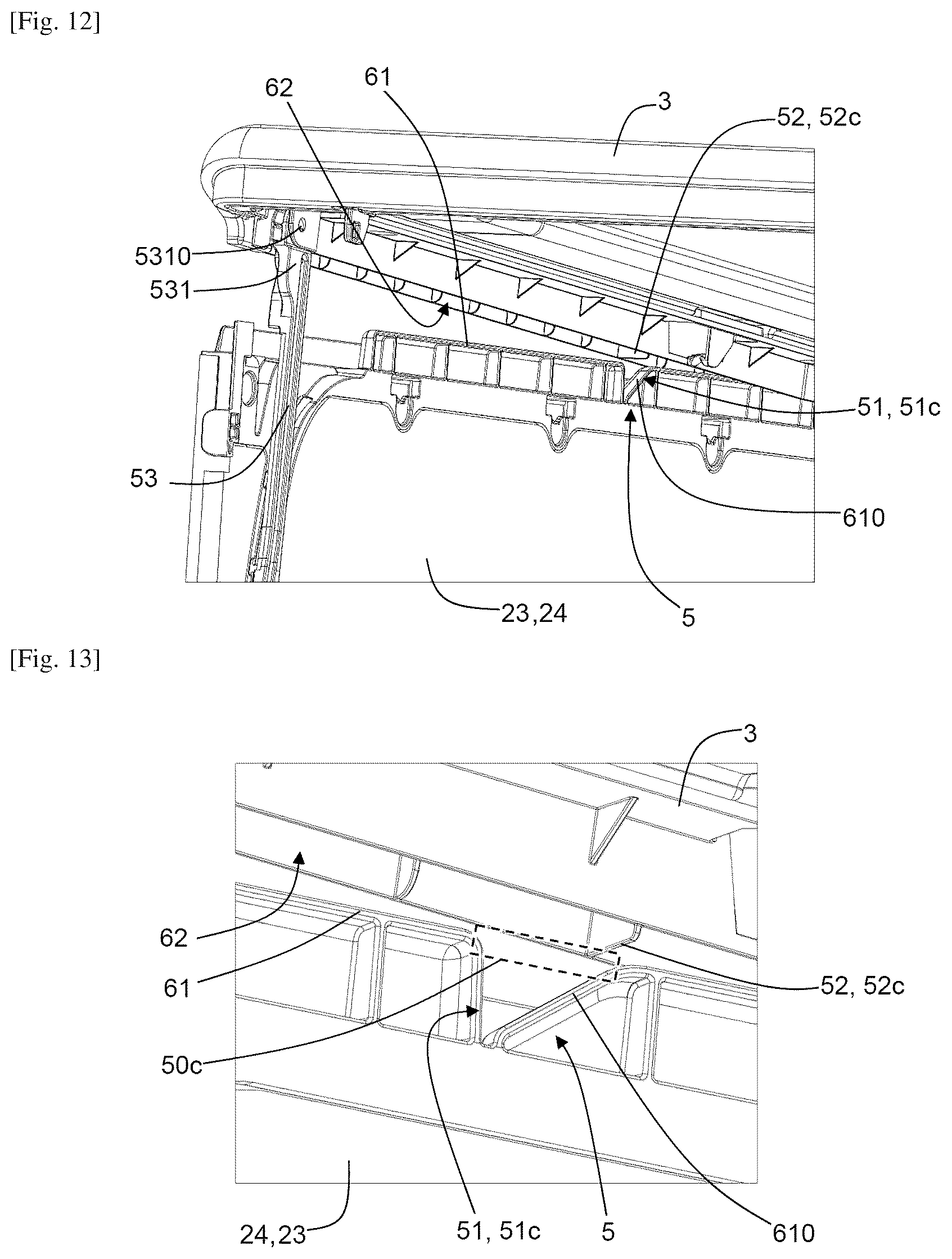 Patent US12612211 Figure 7 – Foldable parcel comprising means for guiding a cover