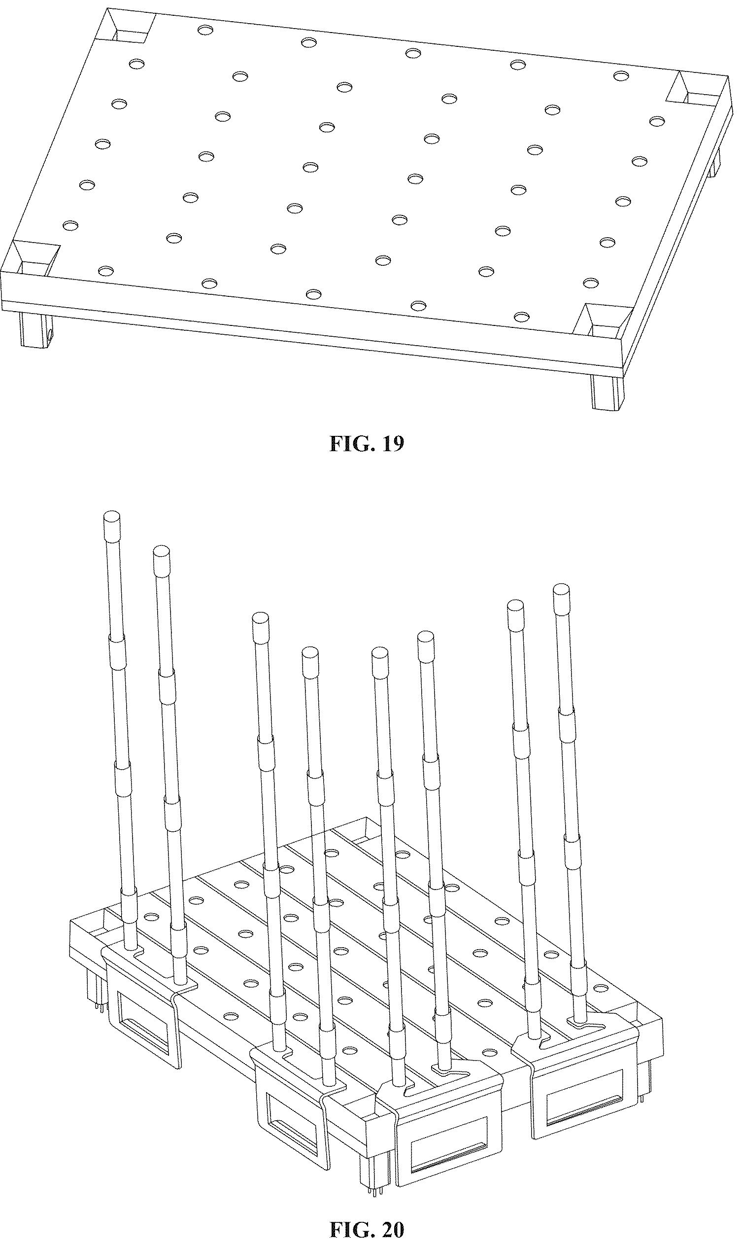 Patent US12612214 Figure 9 – Composite multi-functional load-bearing pallet