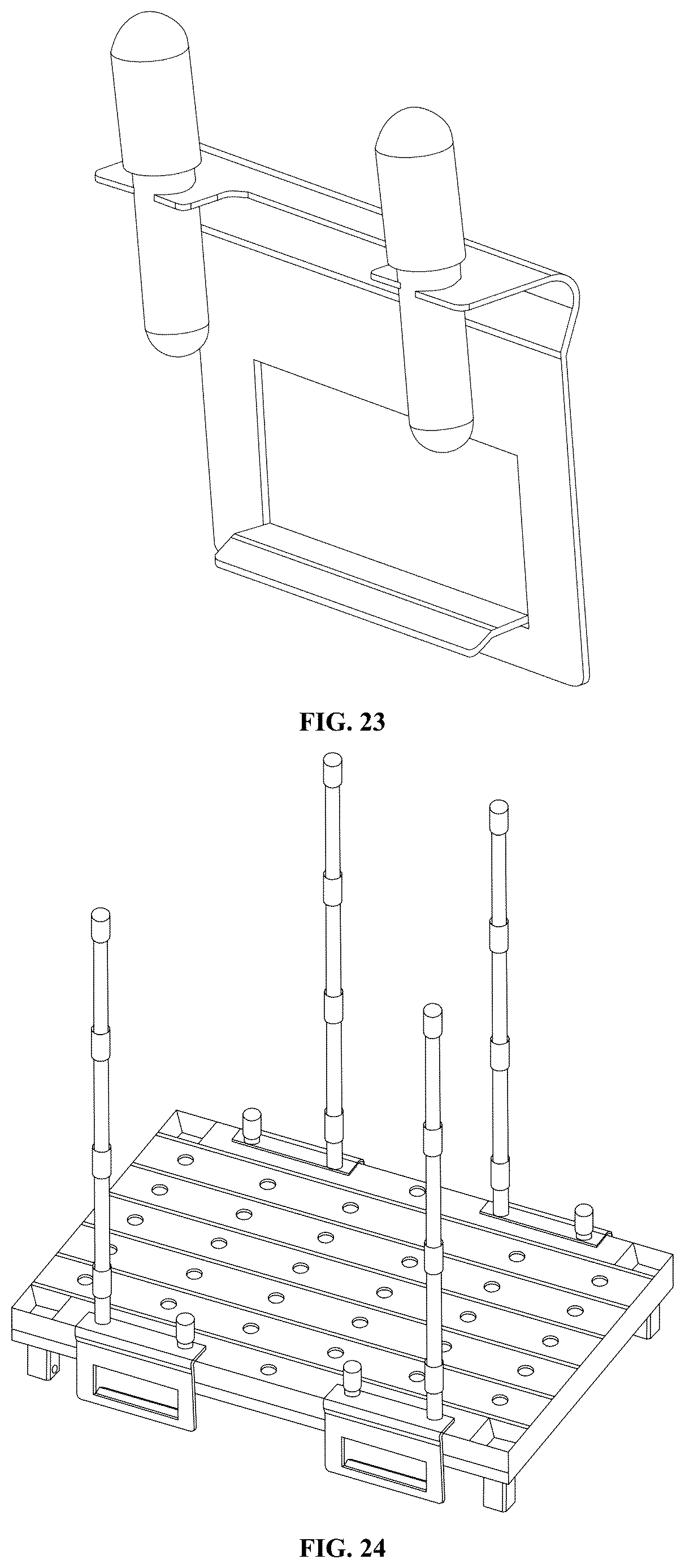 Patent US12612214 Figure 11 – Composite multi-functional load-bearing pallet