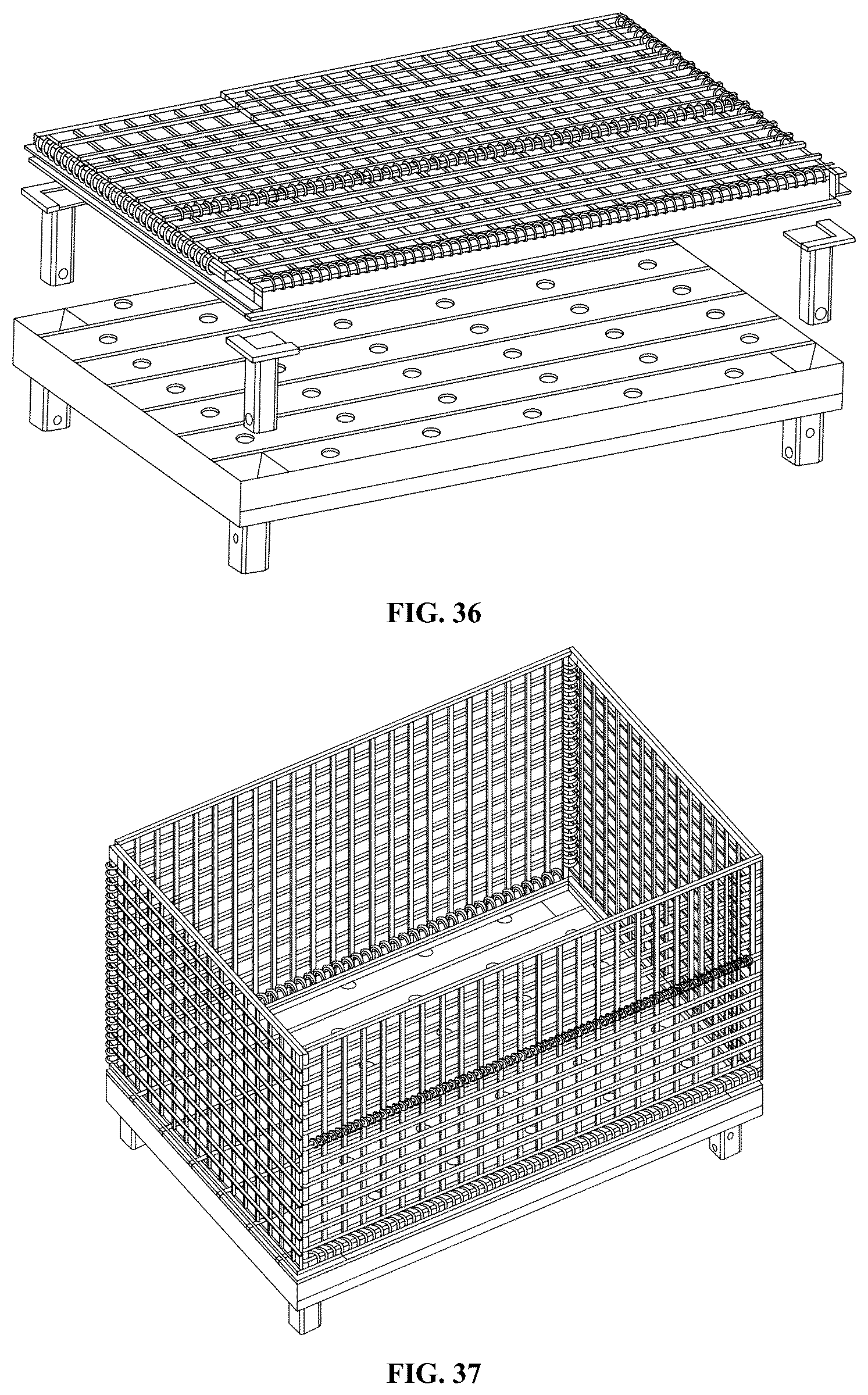 Patent US12612214 Figure 17 – Composite multi-functional load-bearing pallet