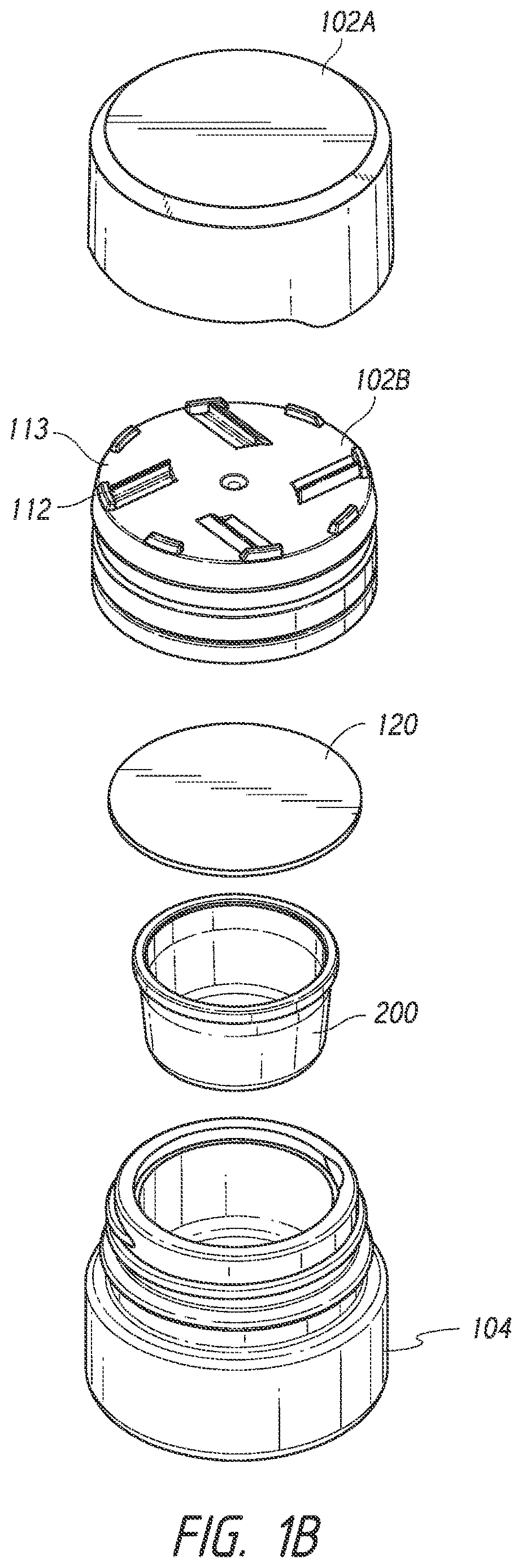 Patent US12612215 Figure 2 – Removable liner for a container