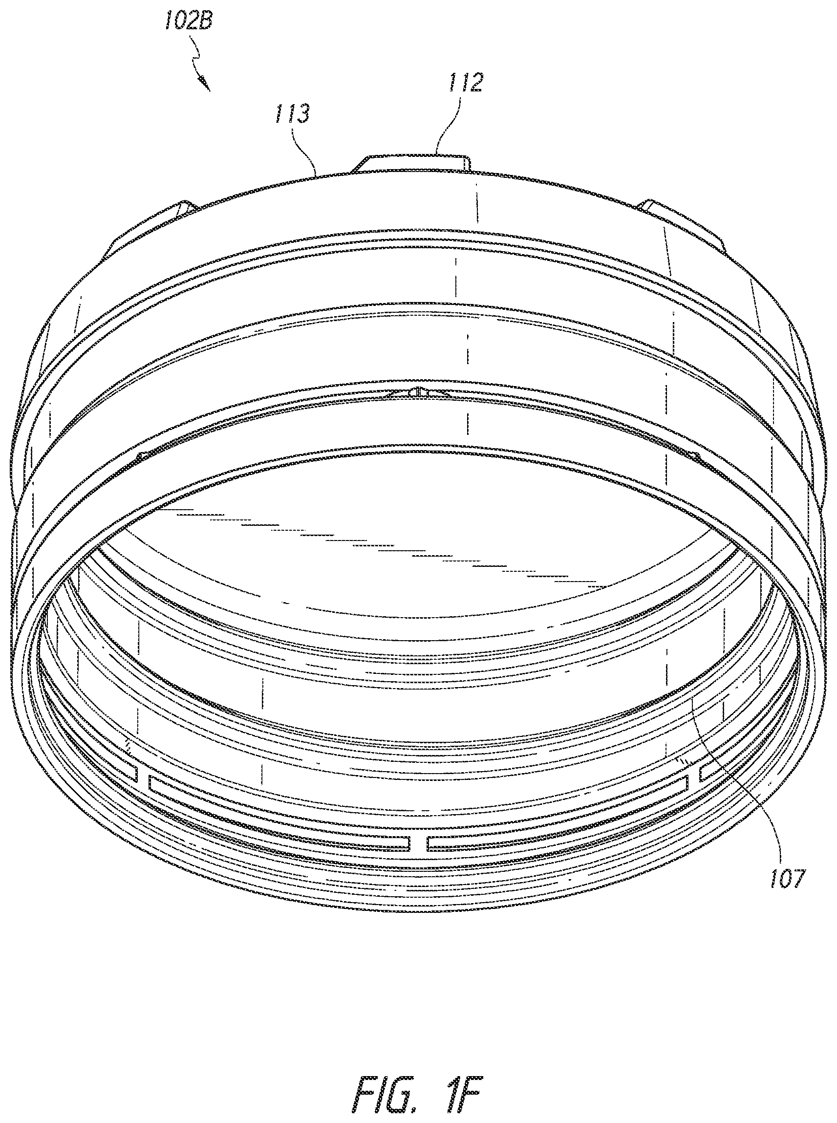 Patent US12612215 Figure 6 – Removable liner for a container