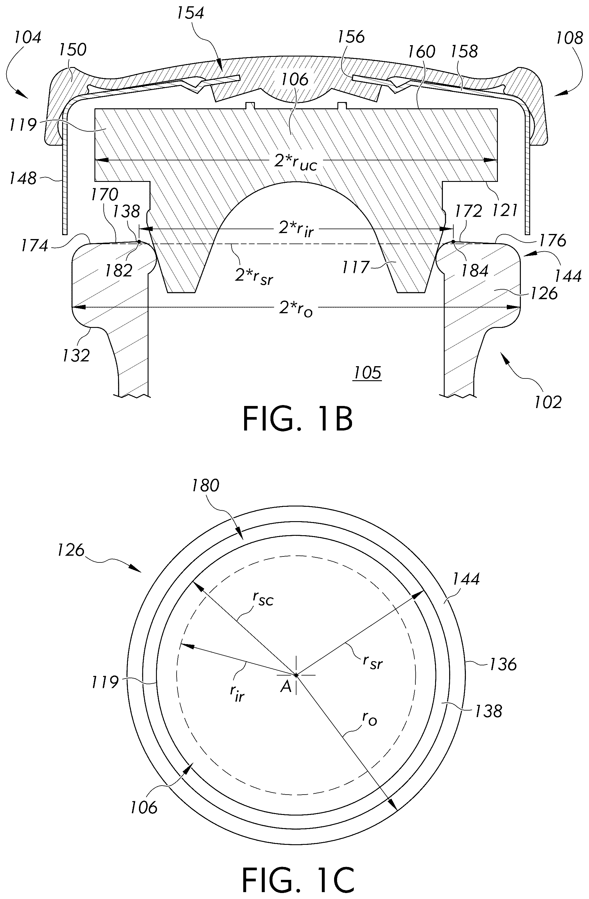 Patent US12612220 Figure 2 – Container closure system and sealing assemblies for maintaining seal integrity at low storage temperatures