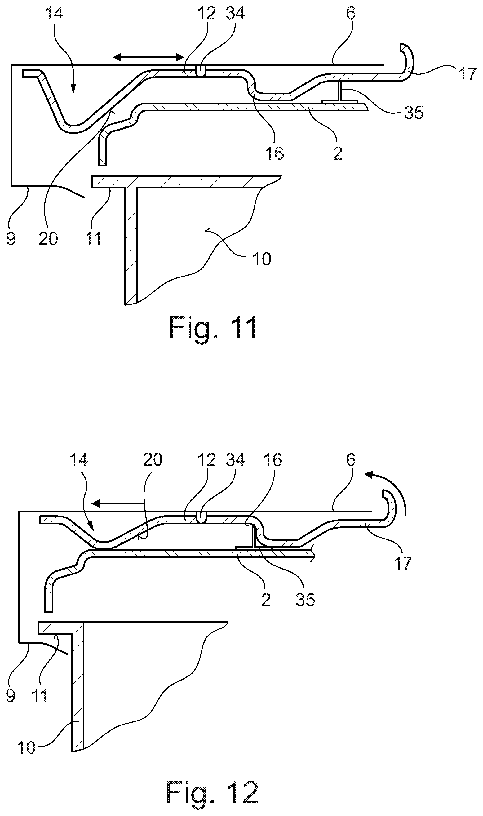 Patent US12612221 Figure 6 – Closure mechanism with locking device for sterile containers, and sterile container comprising same