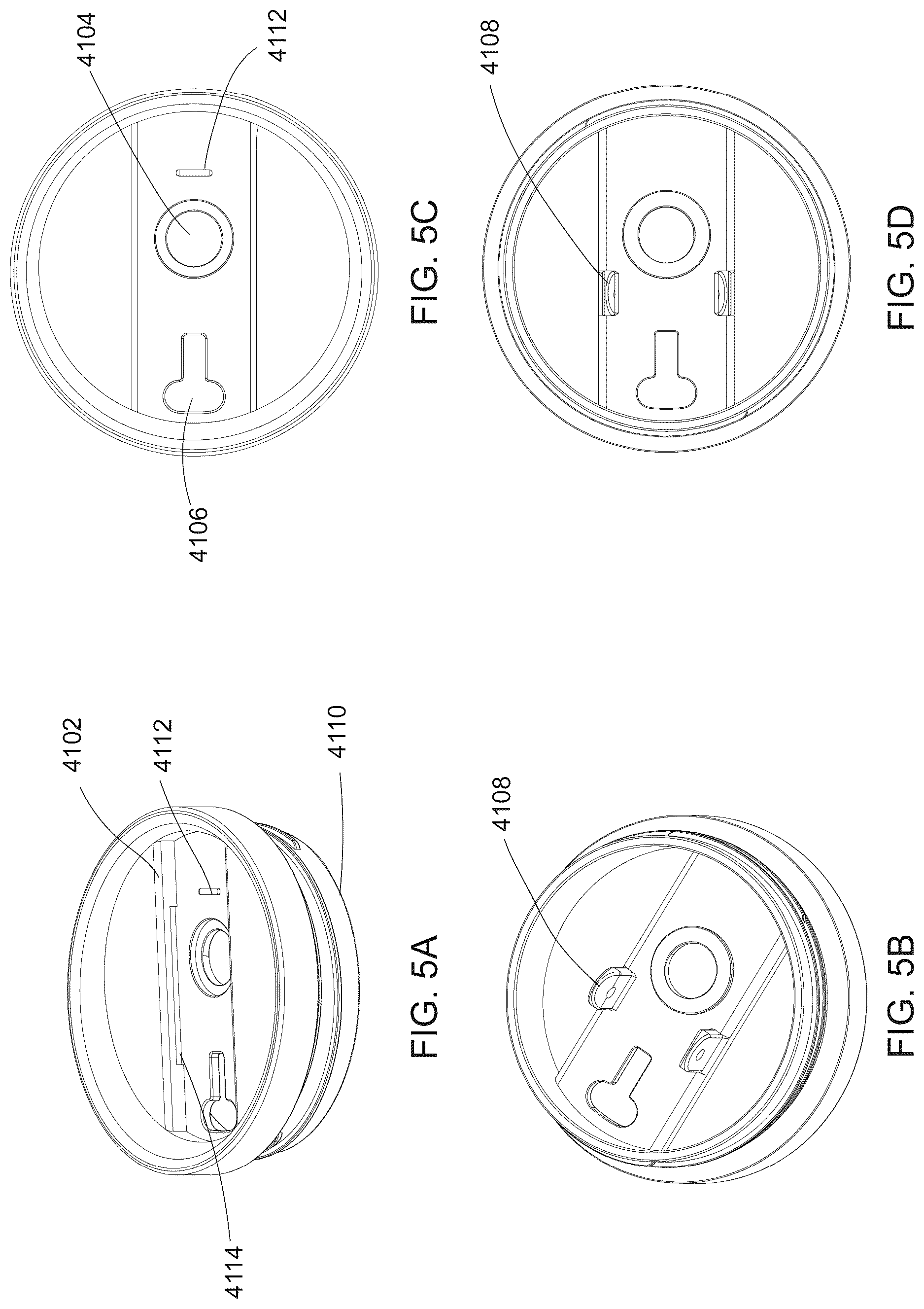 Patent US12612224 Figure 5 – Lid assembly with selectable outlets