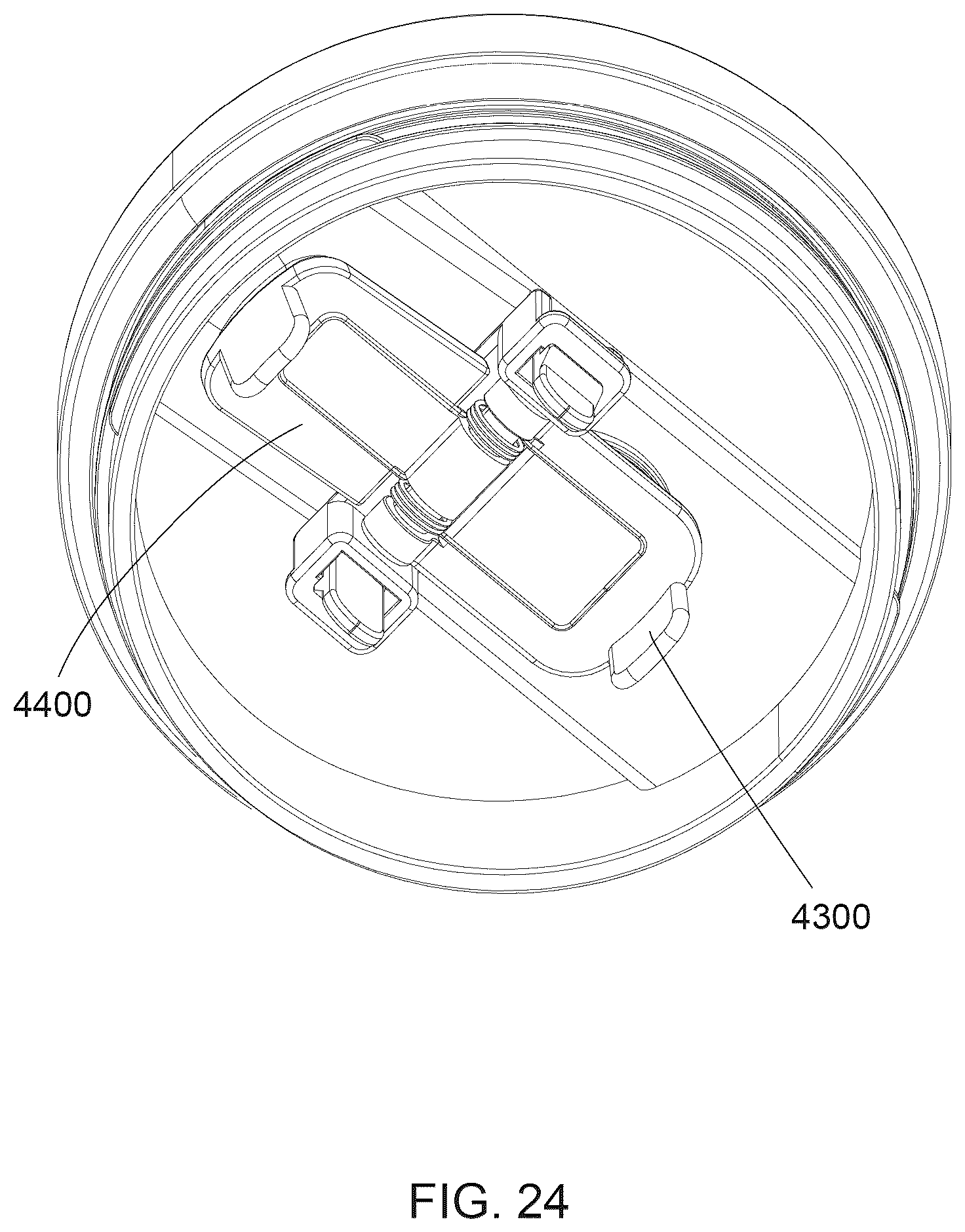 Patent US12612224 Figure 20 – Lid assembly with selectable outlets