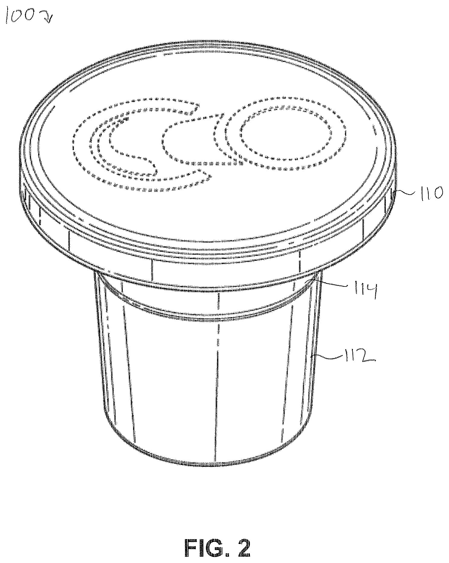 Patent US12612226 Figure 2 – Beverage sealing cap