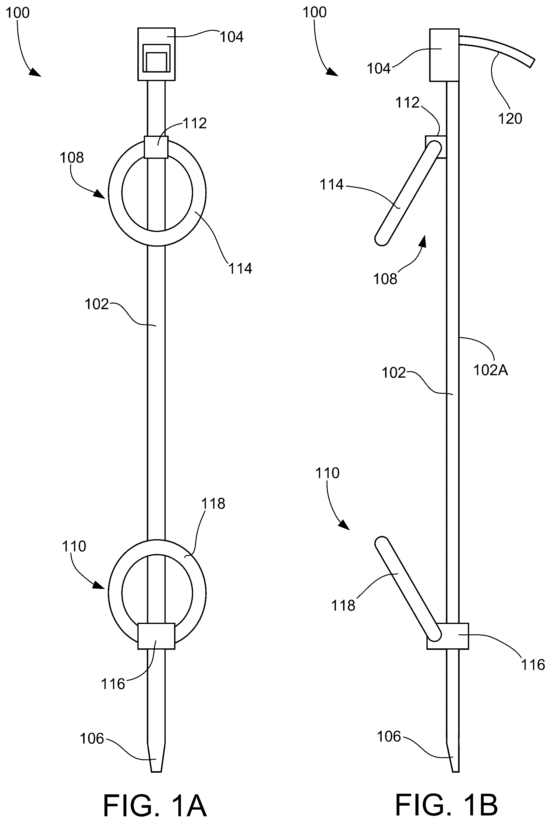 Patent US12612229 — Cable tie finger manipulation structure — Figure 1