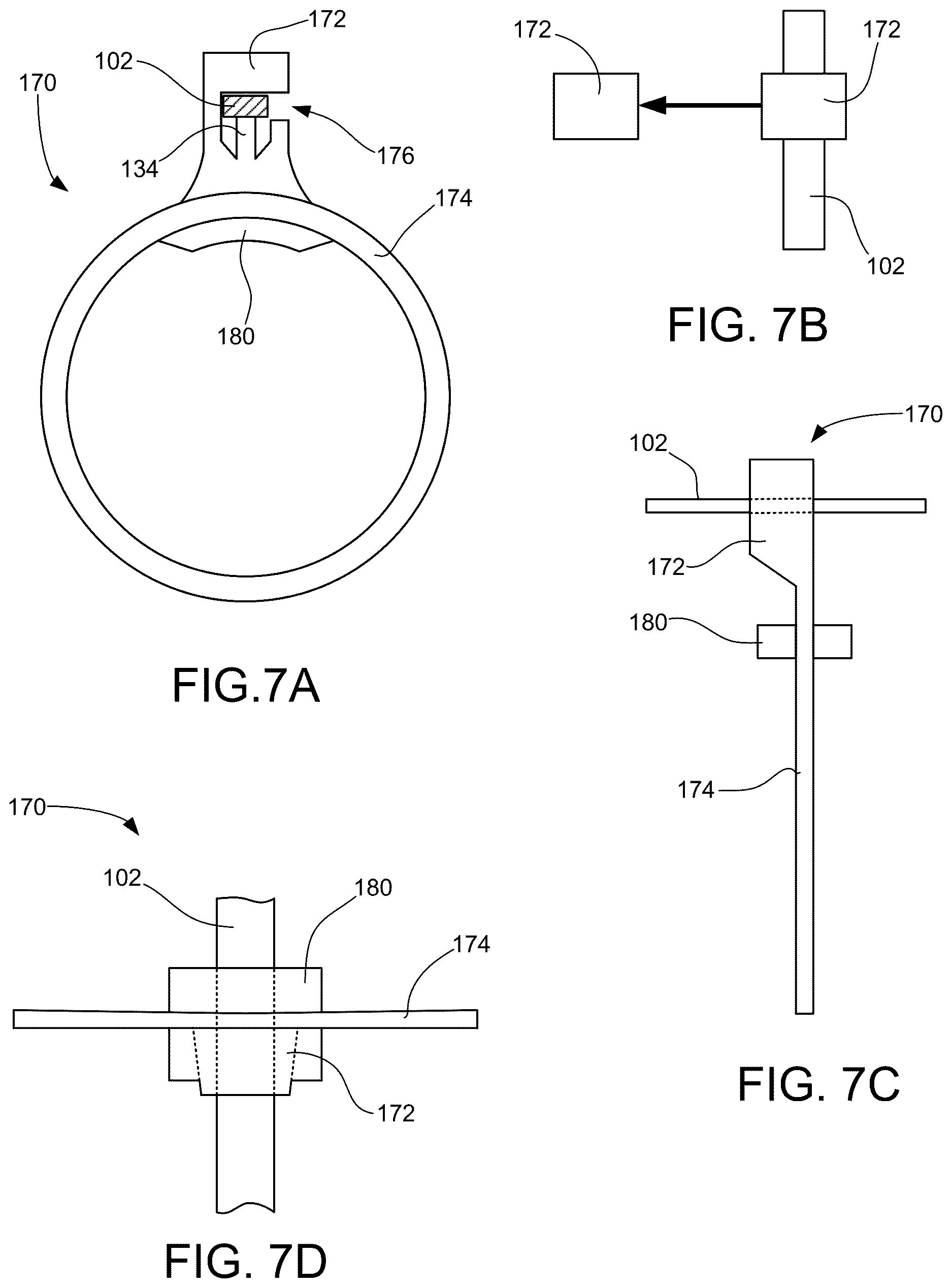 Patent US12612229 Figure 5 – Cable tie finger manipulation structure