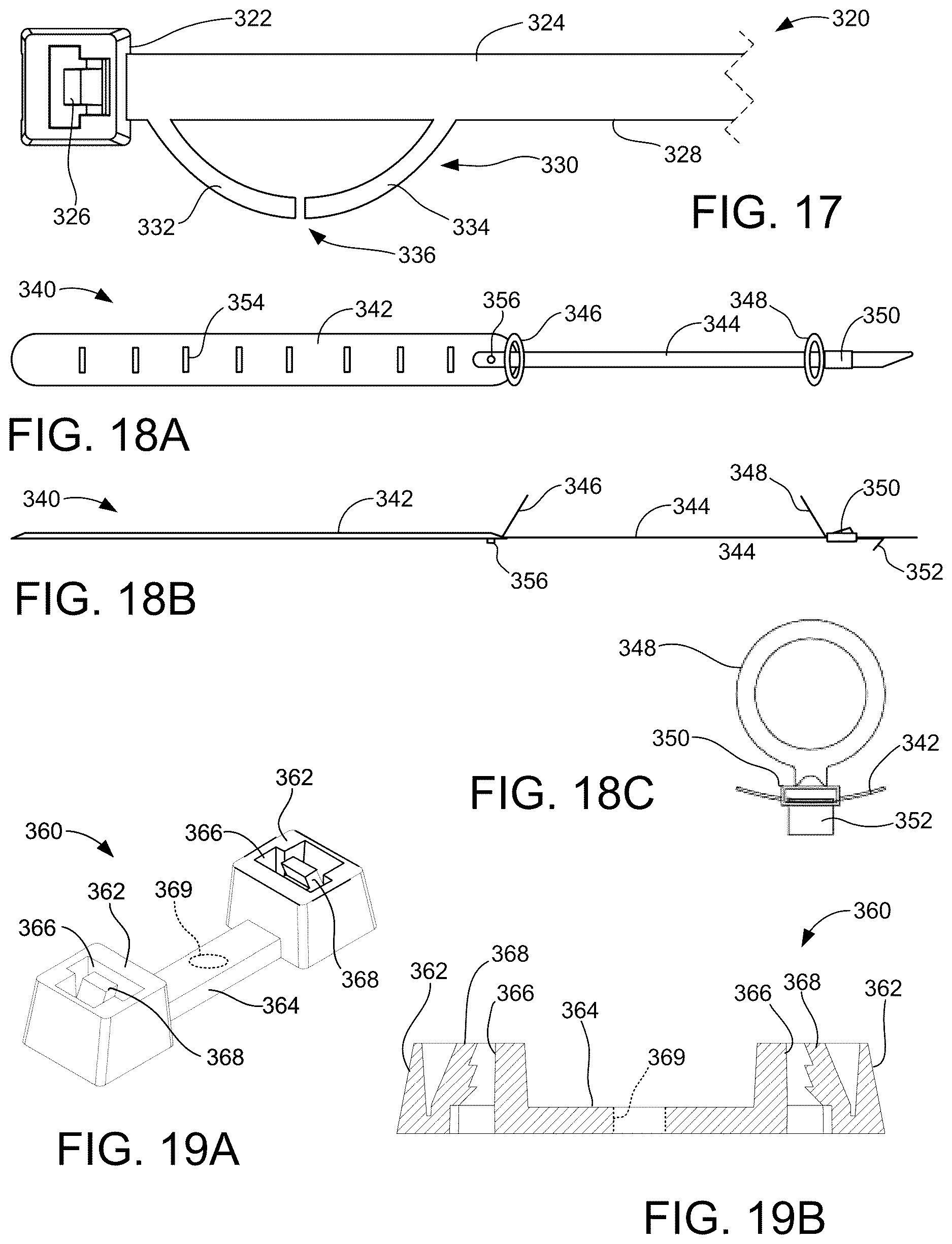 Patent US12612229 Figure 11 – Cable tie finger manipulation structure