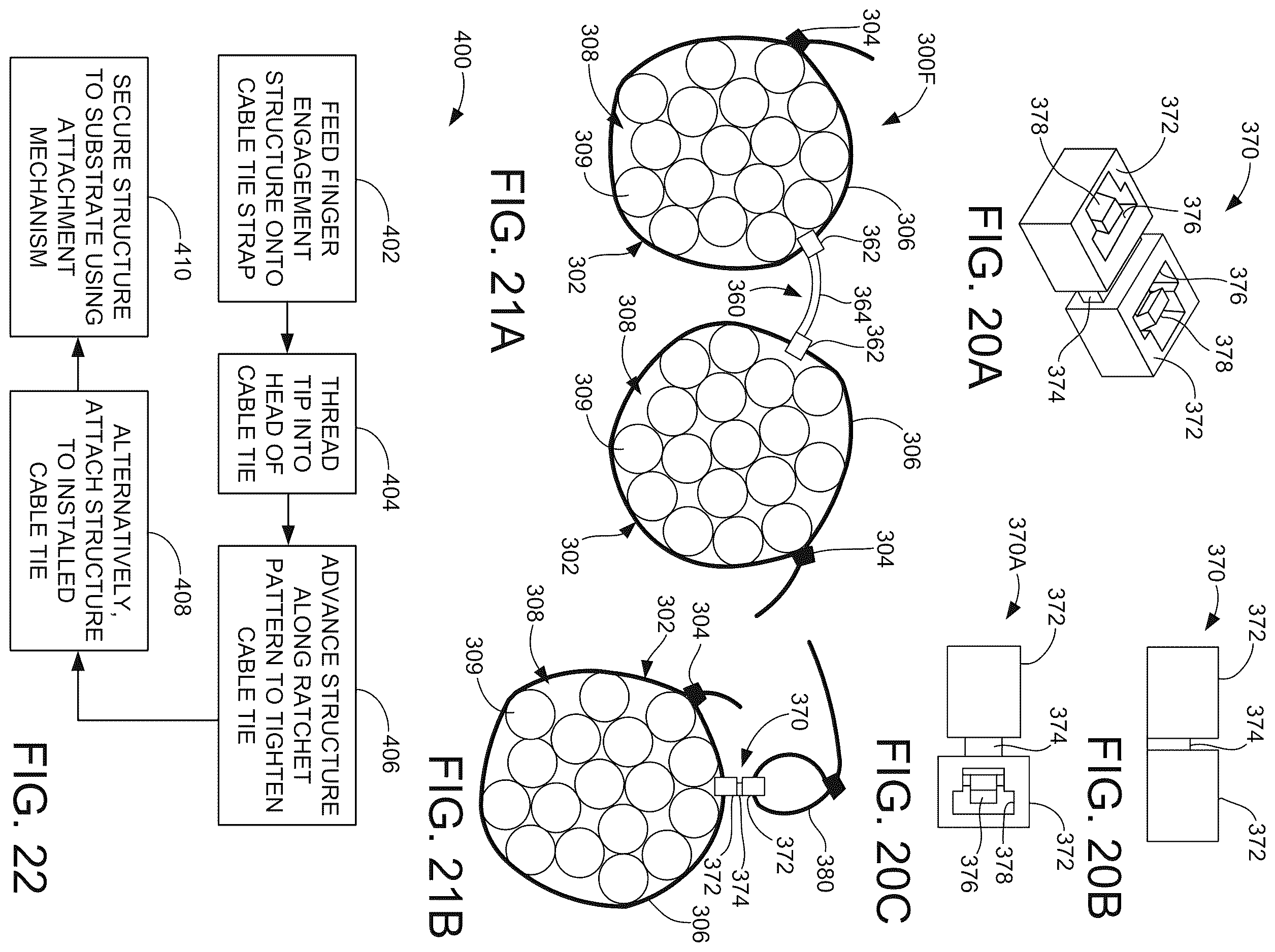 Patent US12612229 Figure 12 – Cable tie finger manipulation structure