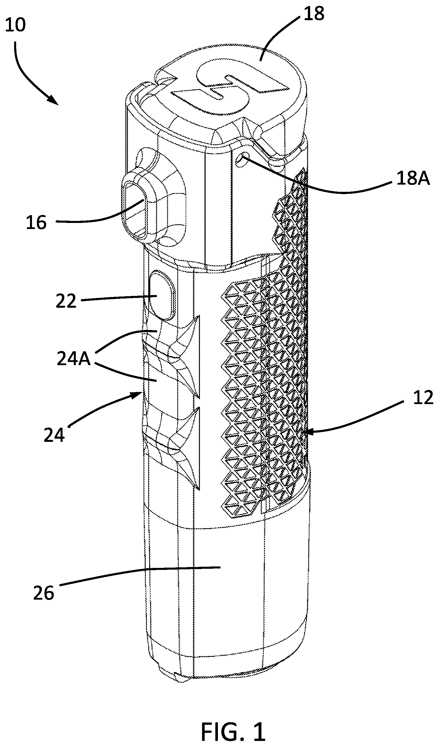 Patent US12612237 Figure 1 – Repellent spray dispensers and methods of use
