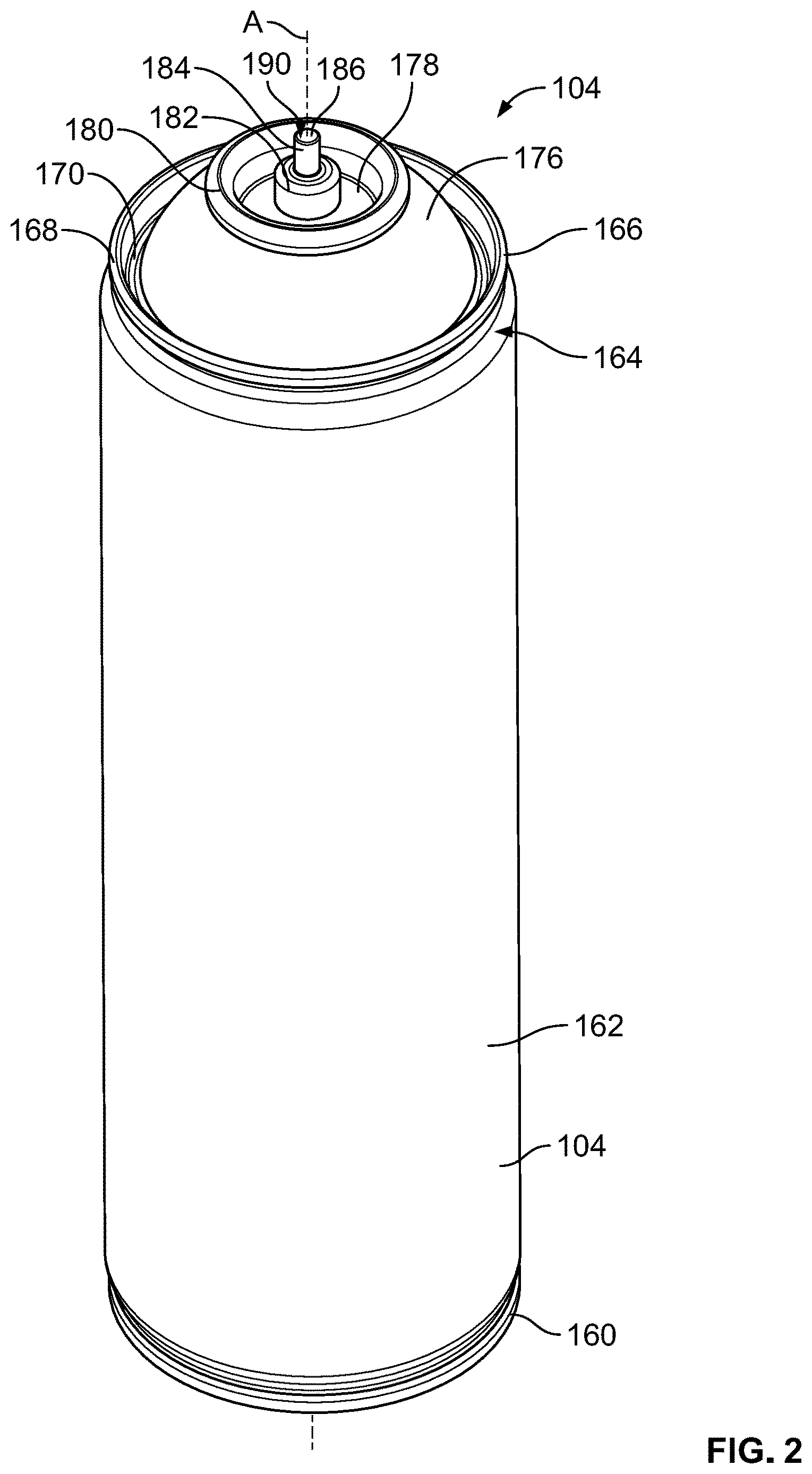 Patent US12612238 Figure 2 – Double nozzle overcap assembly
