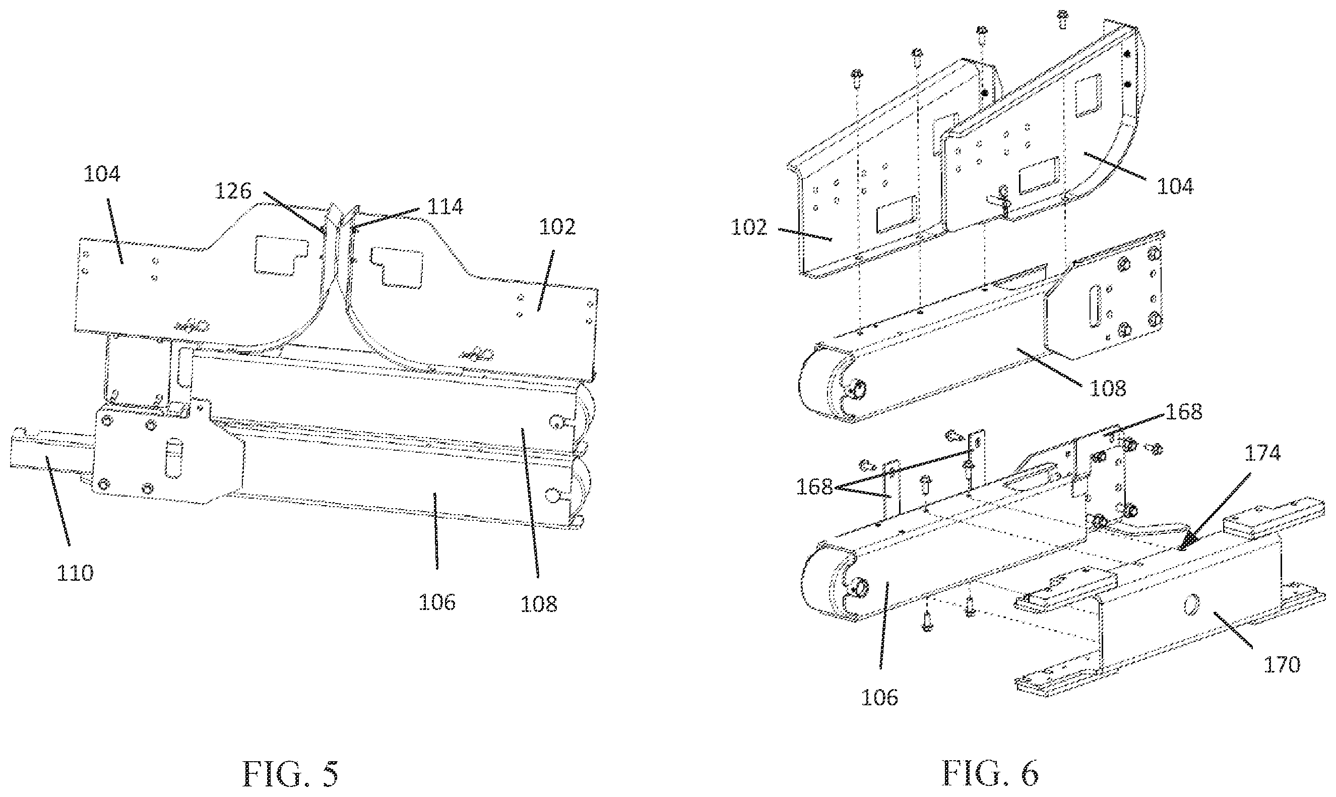 Patent US12612240 Figure 3 – Reusable cradle system and method for a material handling vehicle