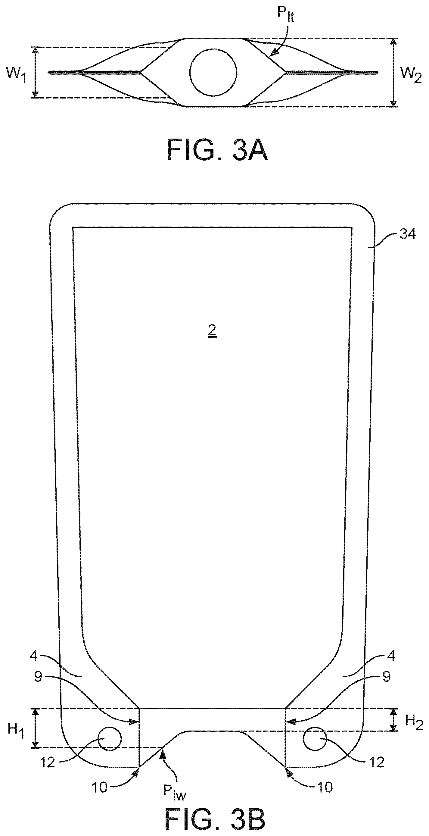 Patent US12612241 Figure 2 – Flexible package for food or beverage preparation having a rigid part
