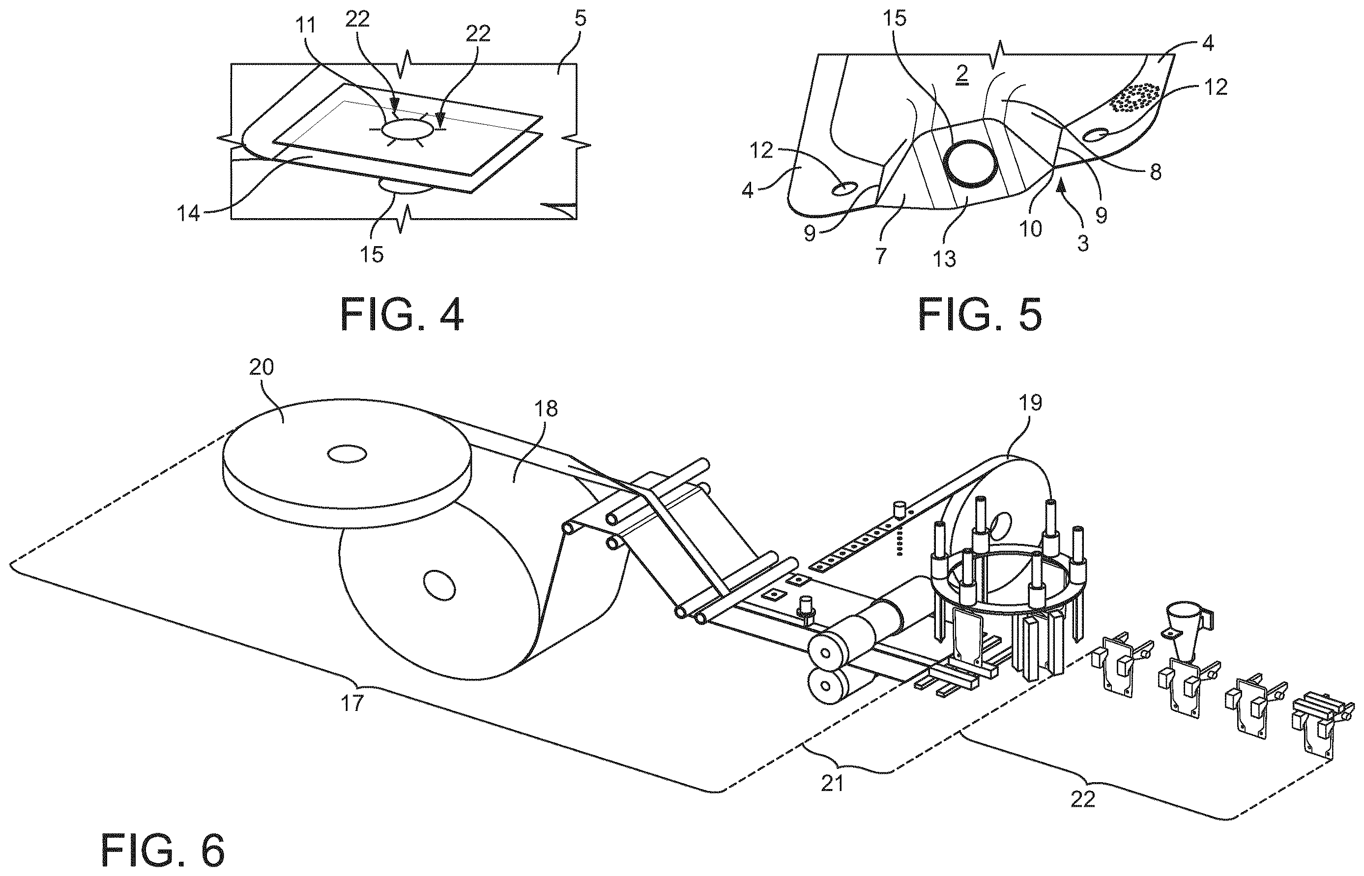 Patent US12612241 Figure 3 – Flexible package for food or beverage preparation having a rigid part