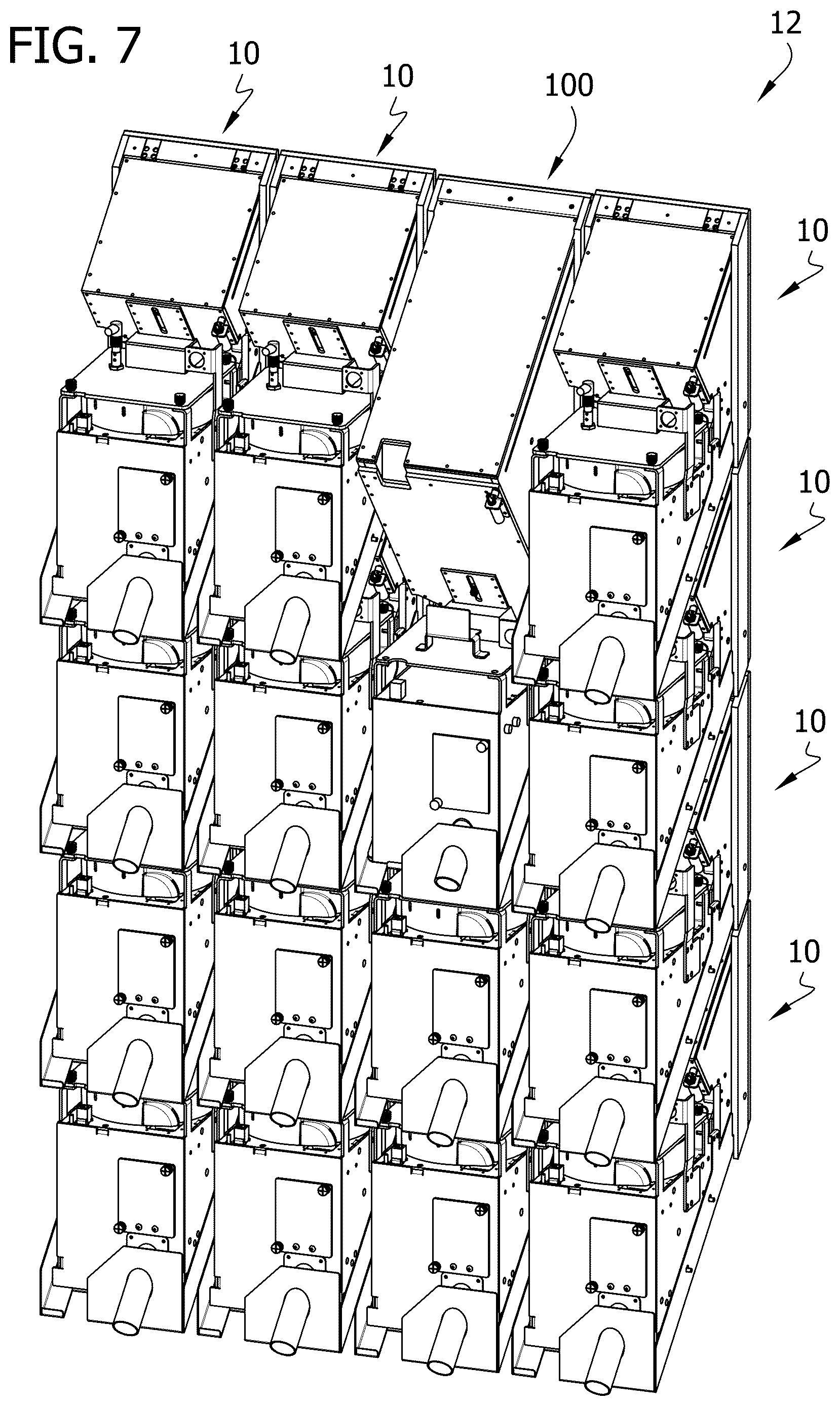 Patent US12612243 Figure 7 – Hopper for a pharmaceutical counter