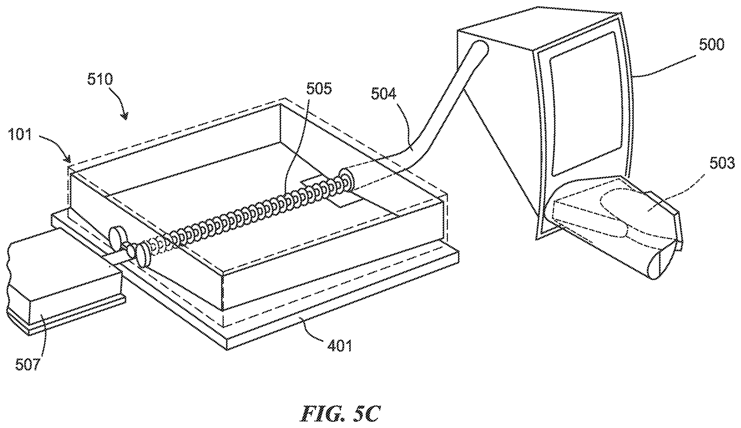 Patent US12612244 Figure 5 – Collapsible containment vessel with internal baffles (CCViB)