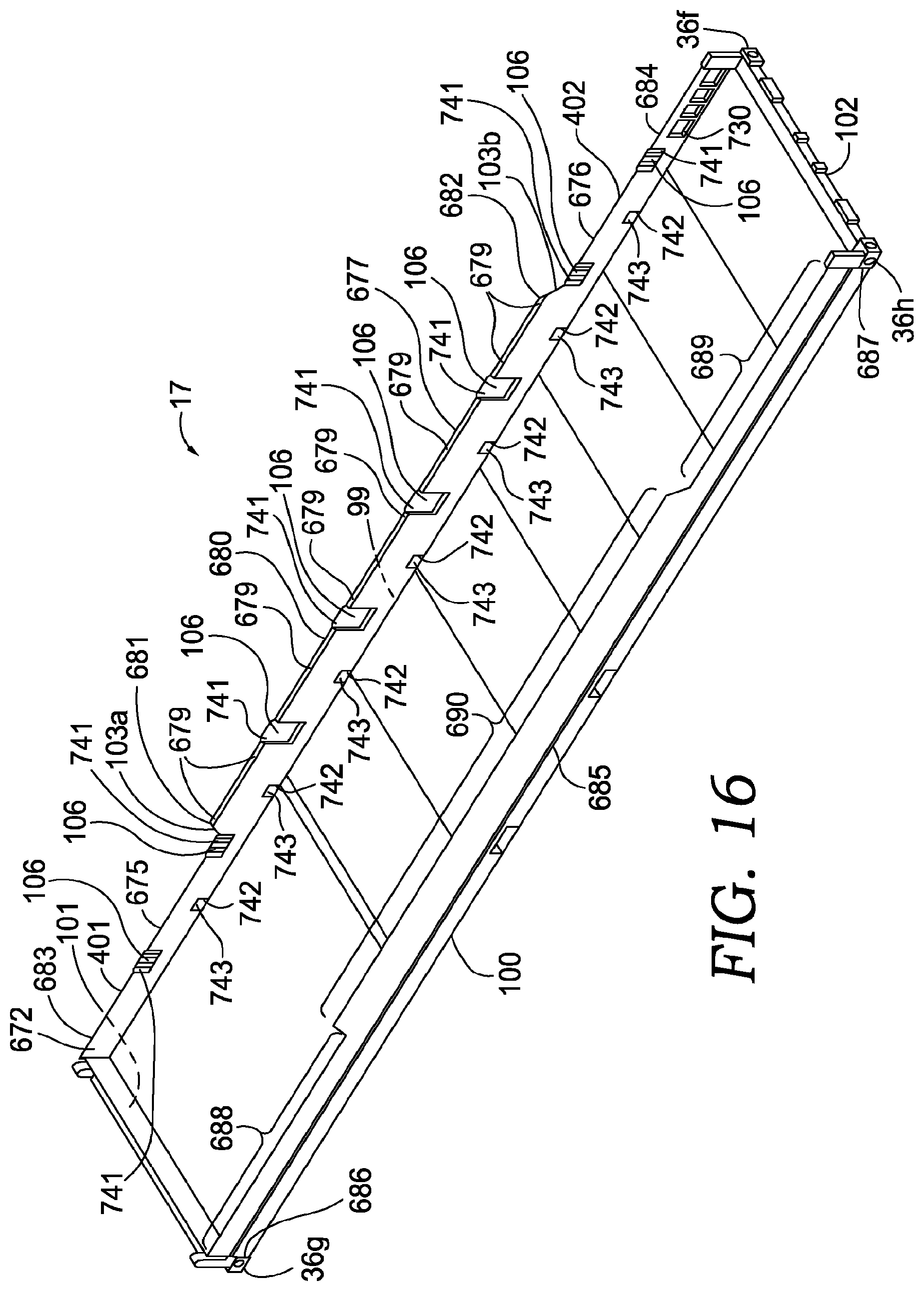 Patent US12612245 Figure 12 – Folding container