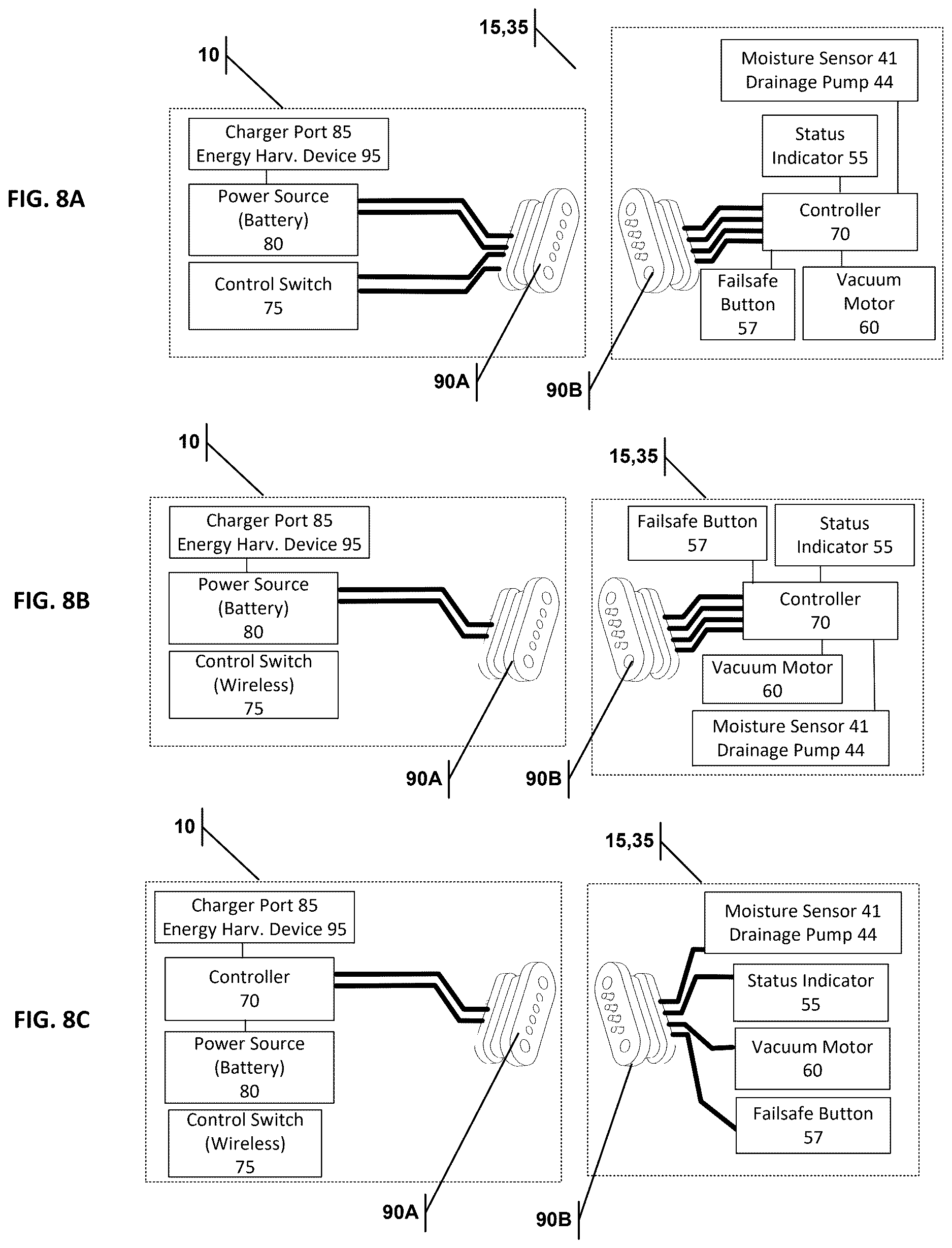 Patent US12612246 Figure 11 – Trash can with integrated air evacuation system