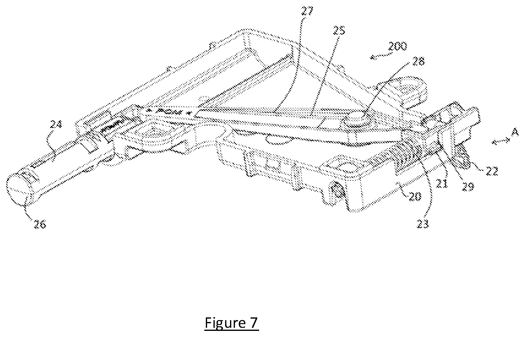 Patent US12612247 Figure 7 – Container apparatus and a container mounting collar