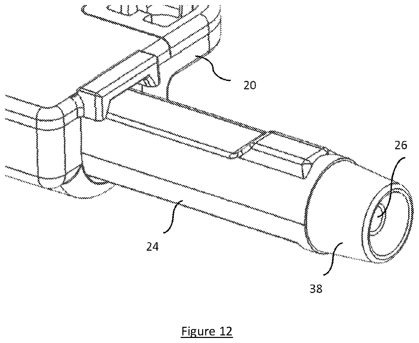 Patent US12612247 Figure 12 – Container apparatus and a container mounting collar