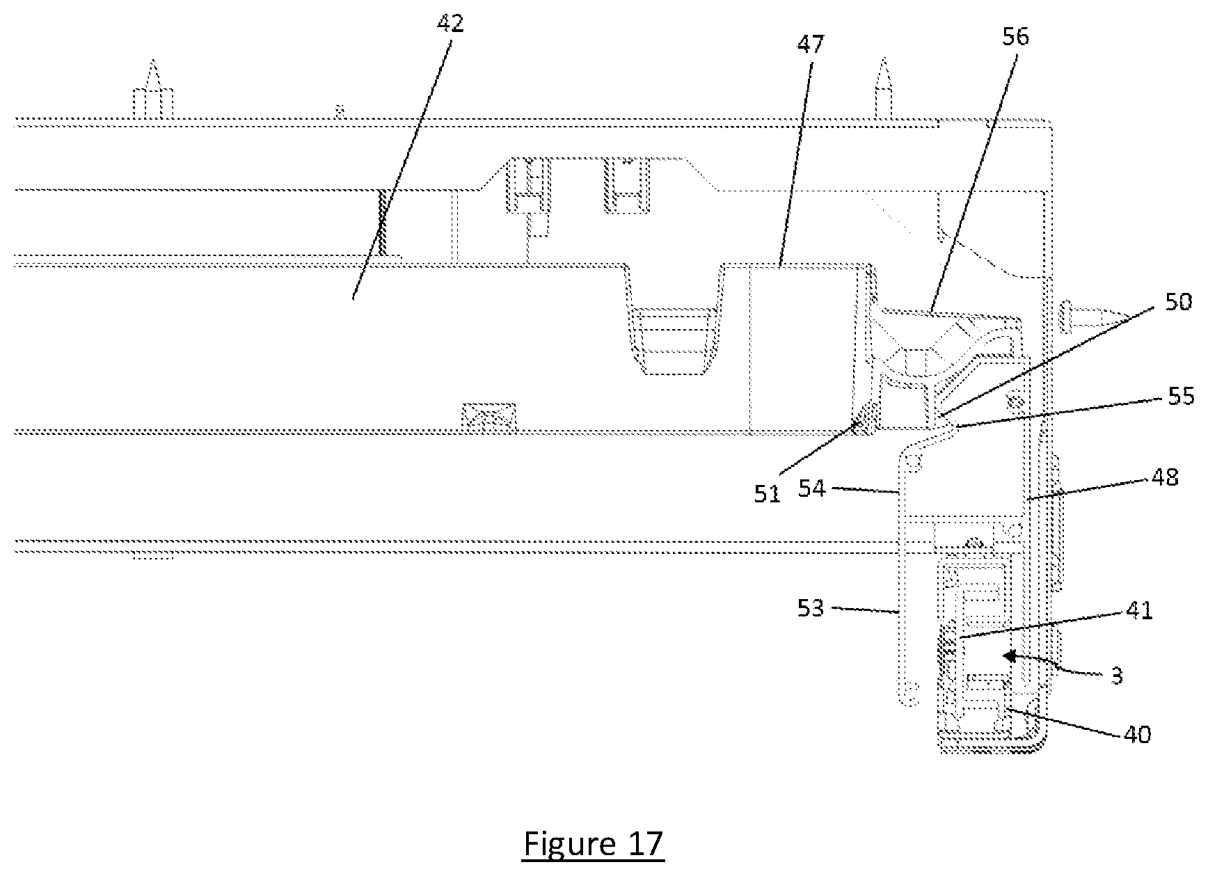 Patent US12612247 Figure 17 – Container apparatus and a container mounting collar