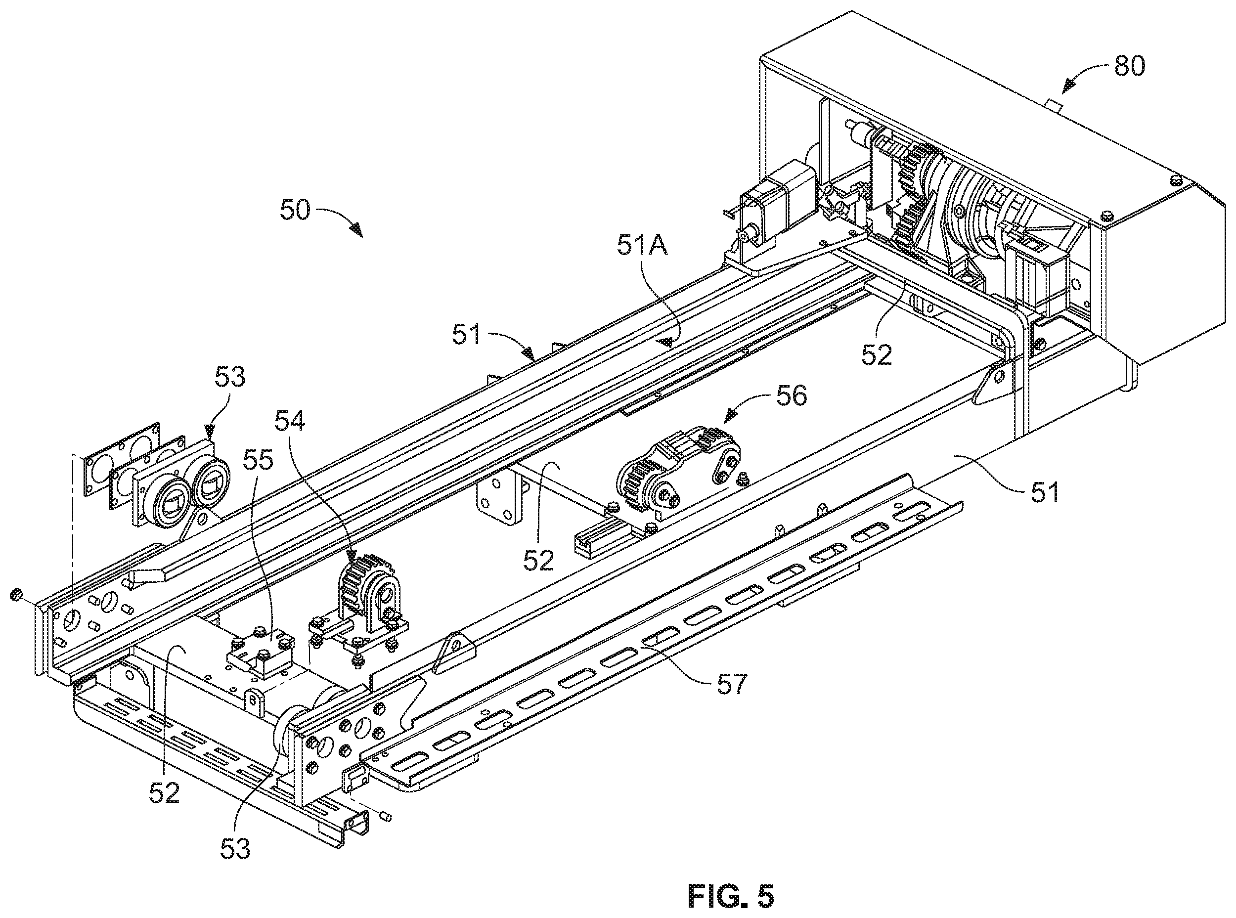 Patent US12612249 Figure 5 – Mechanical arm