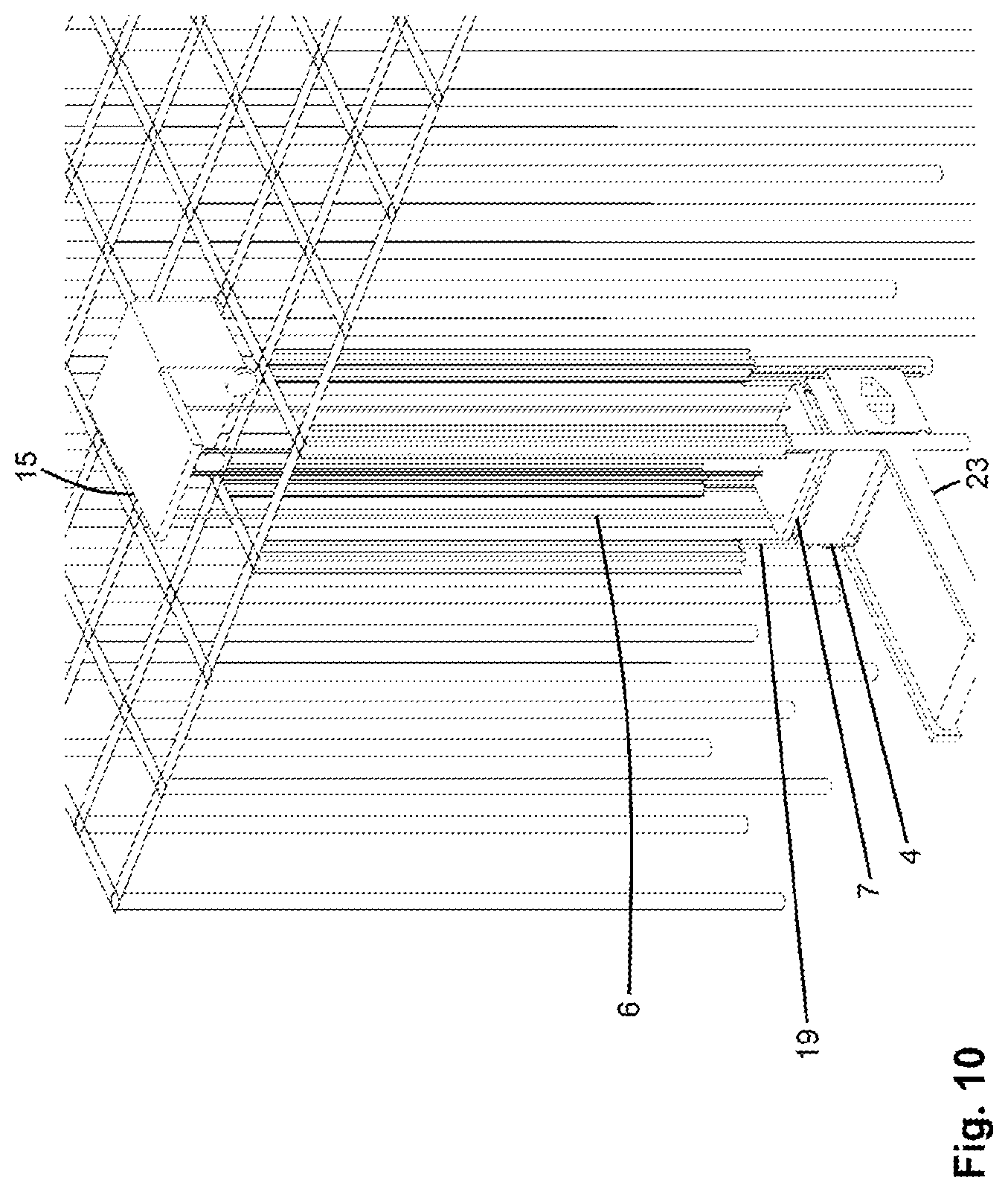Patent US12612251 Figure 10 – Storage and retrieval system, and station for a storage and retrieval system