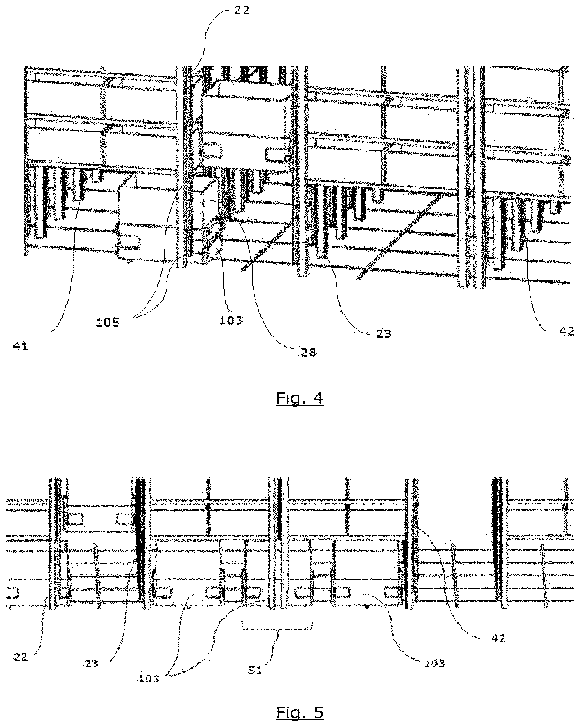 Patent US12612253 Figure 4 – Order picking or buffer storage system